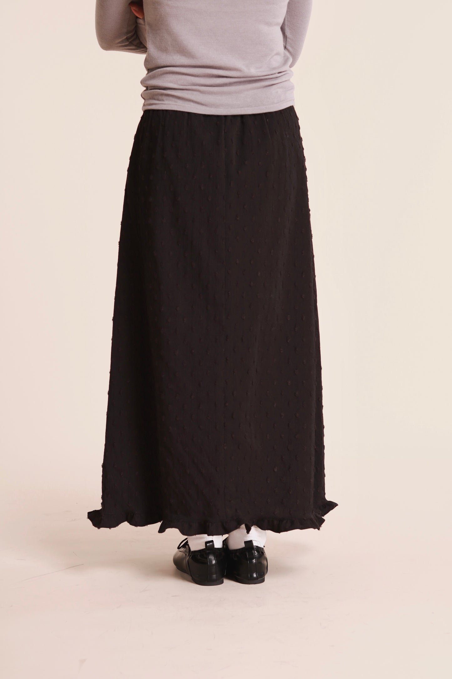 Dot Dot Skirt (Black)
