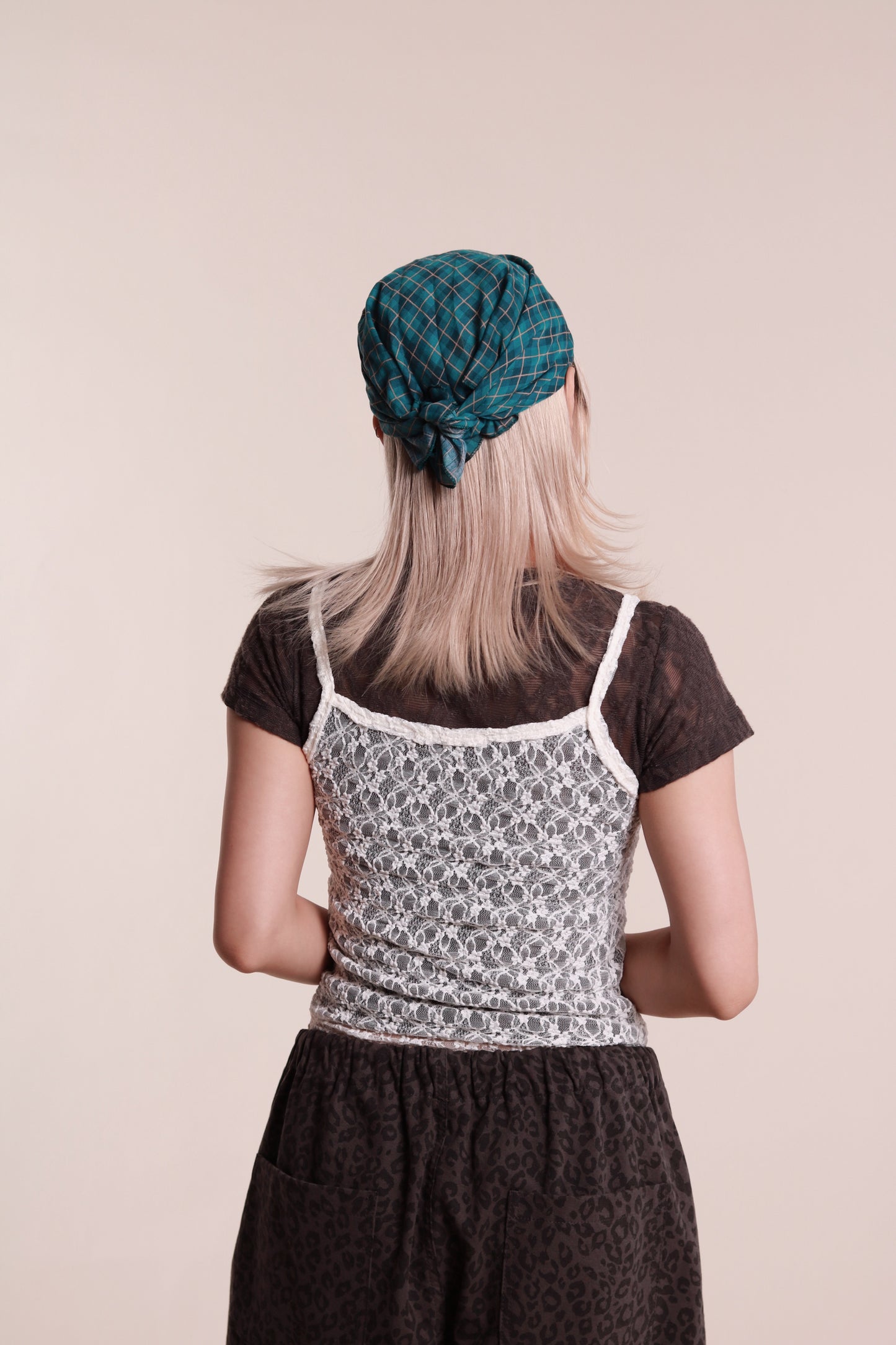 Mesh Sleeveless Top (White)