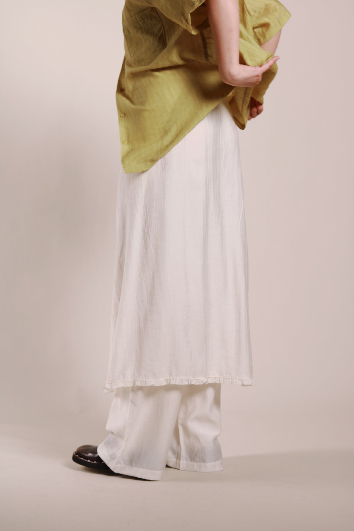 Wanda Layered Pants (Ivory)