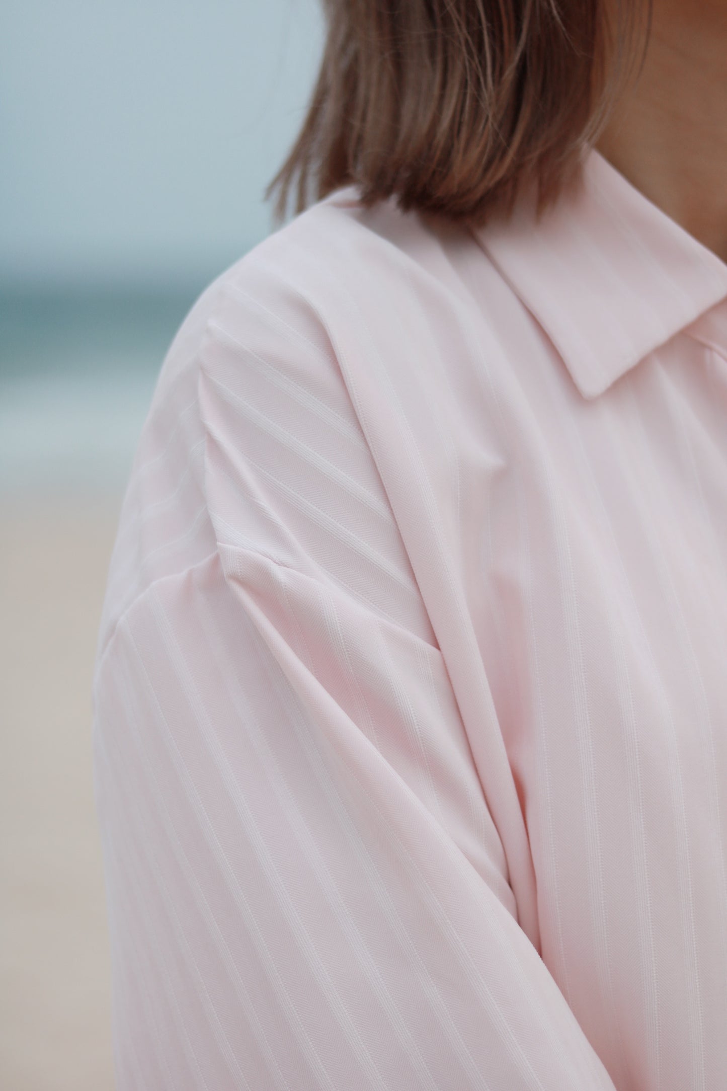 Relaxed Belt Shirt (Pink)