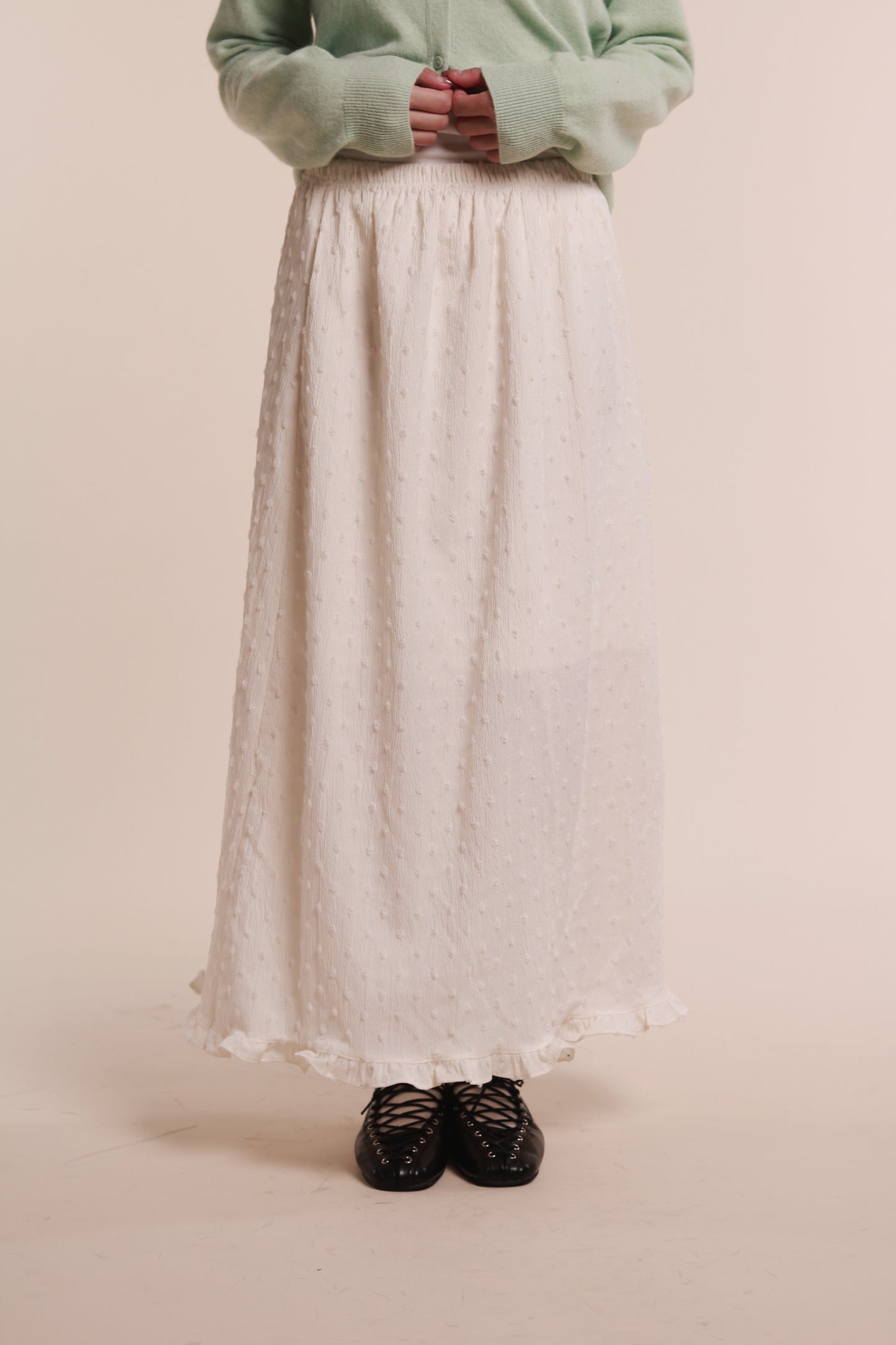Dot Dot Skirt (Ivory)