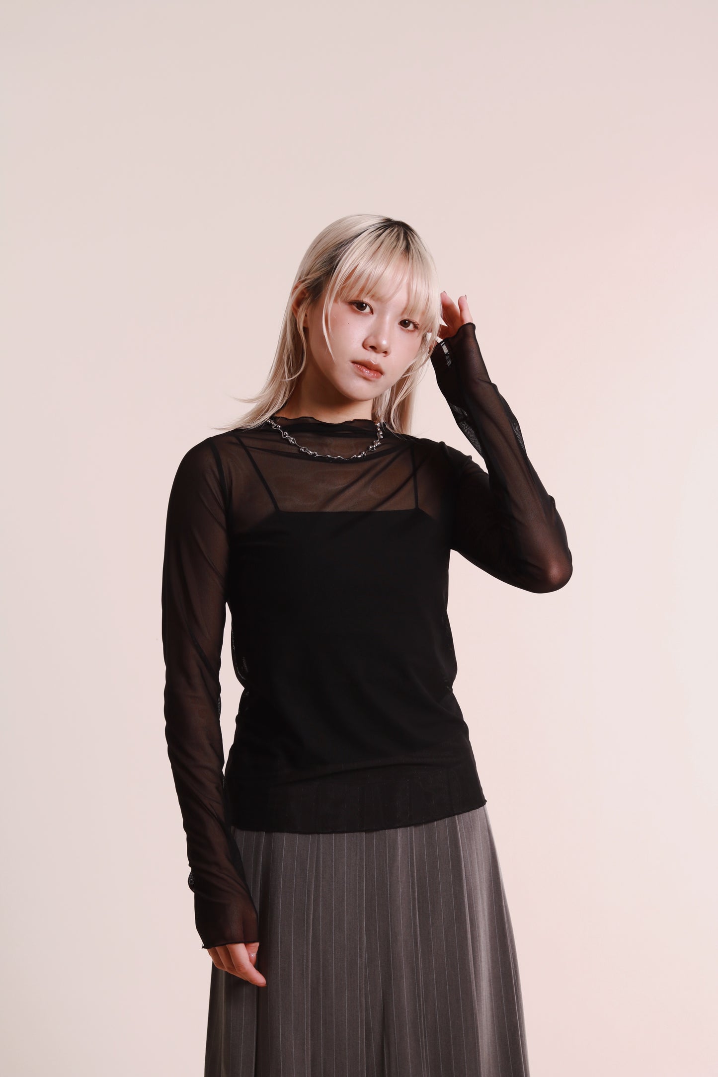 Daily See Through Top (Black)