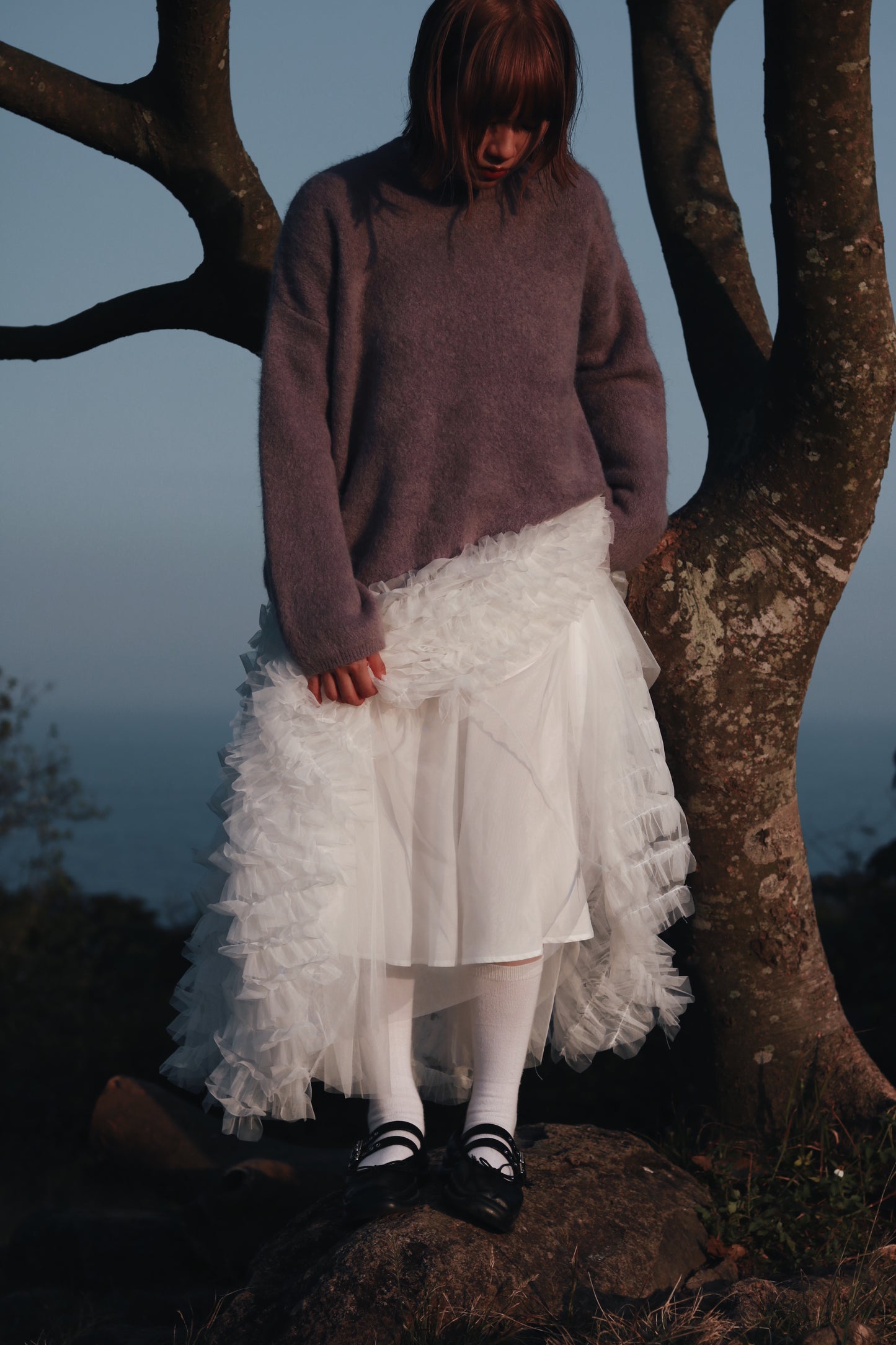 Doll Lace Skirt (White)