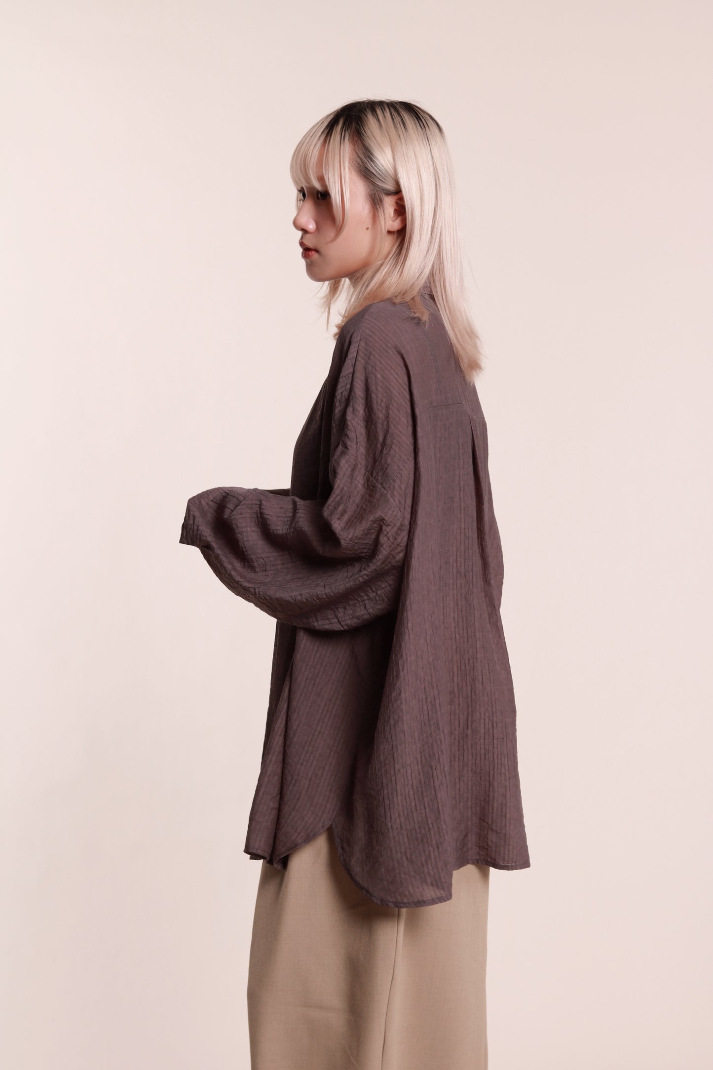 Softy Oversize Shirt (Charcoal)