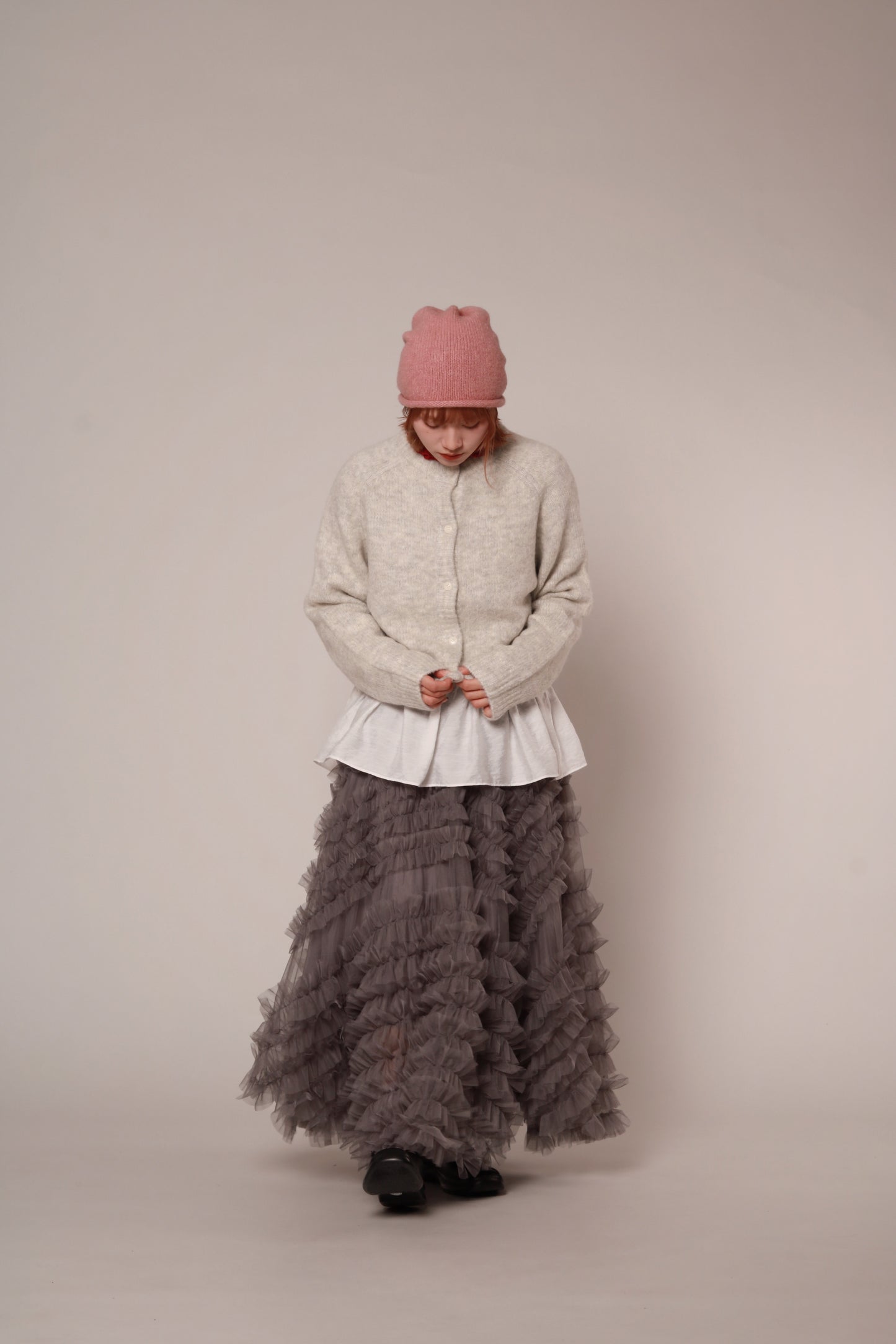 Grandma Cardigan (Light Grey)