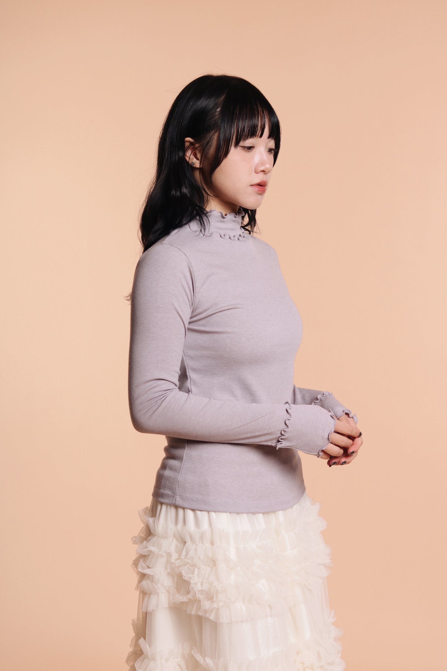 Double Ruffle Top (Lavender)