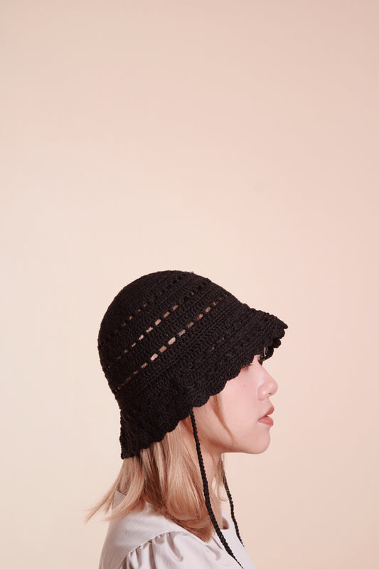 Mesh Bucket Hat (Black)