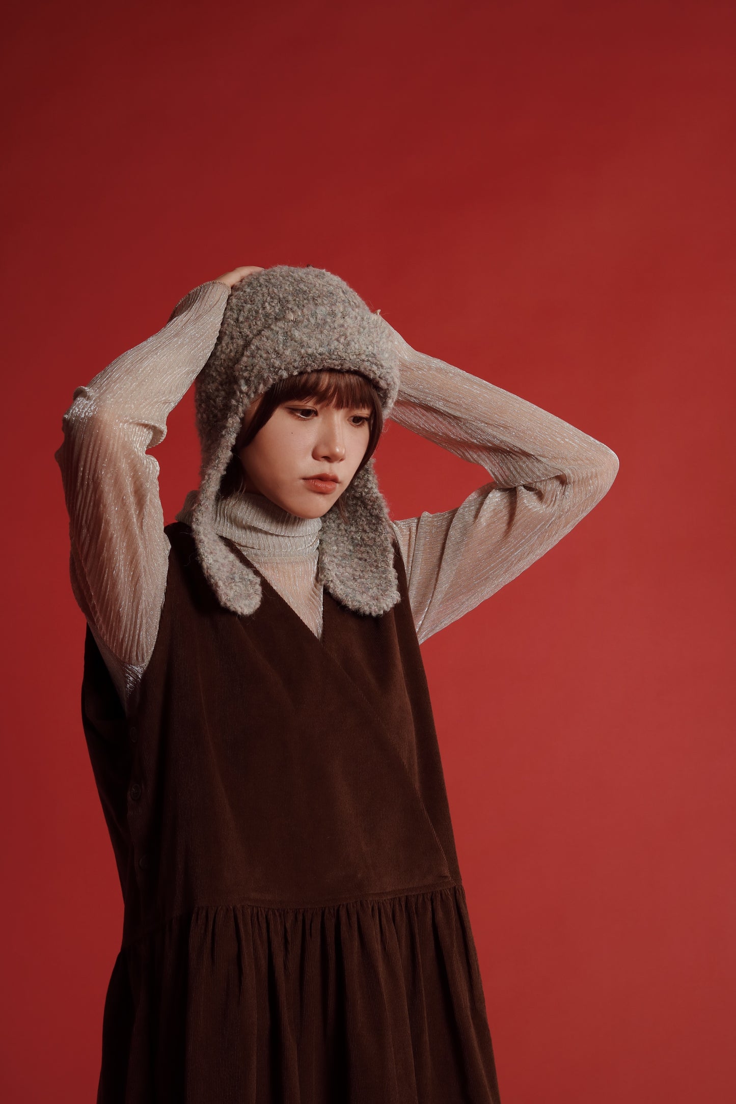 Flaps Beanie (Black/Brown/Grey/White)