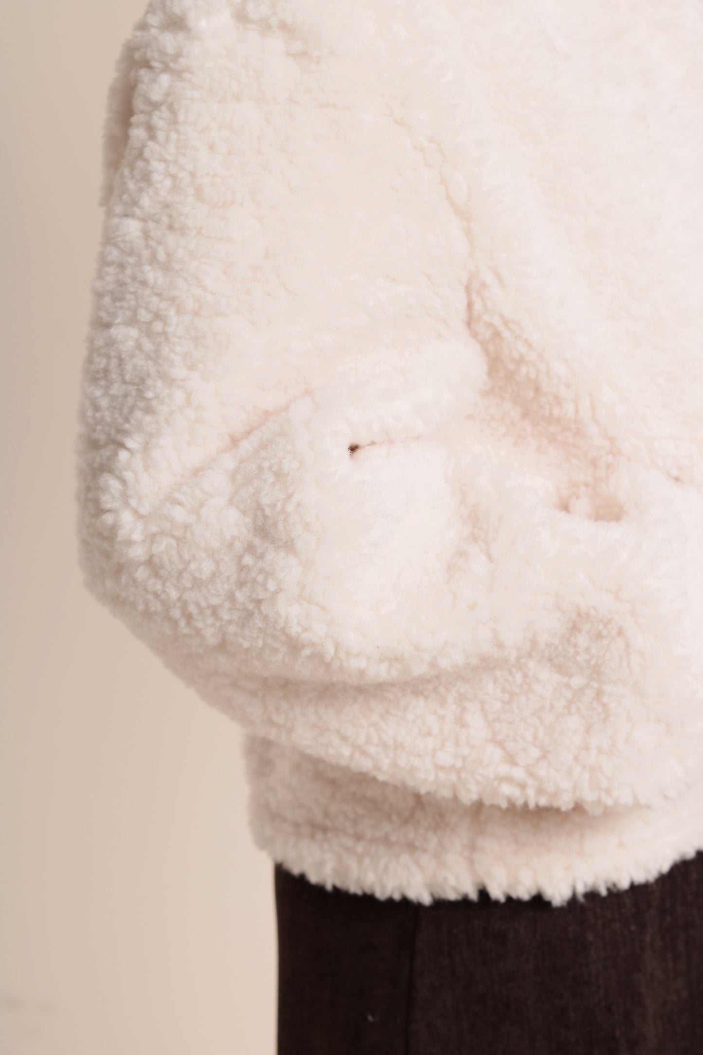 Teddy Bear Jacket (Ivory)