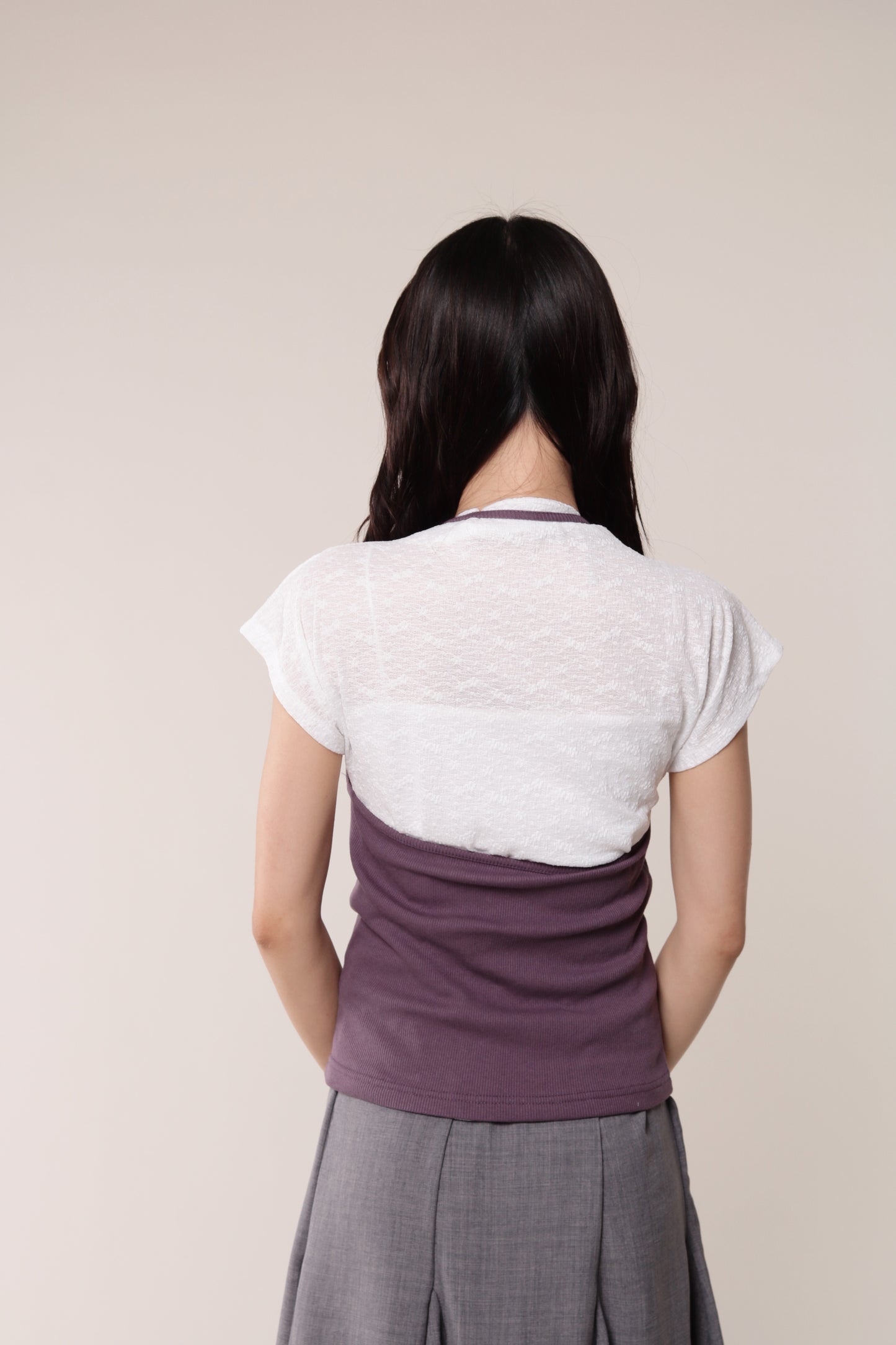 Slim Halter Top (Purple)