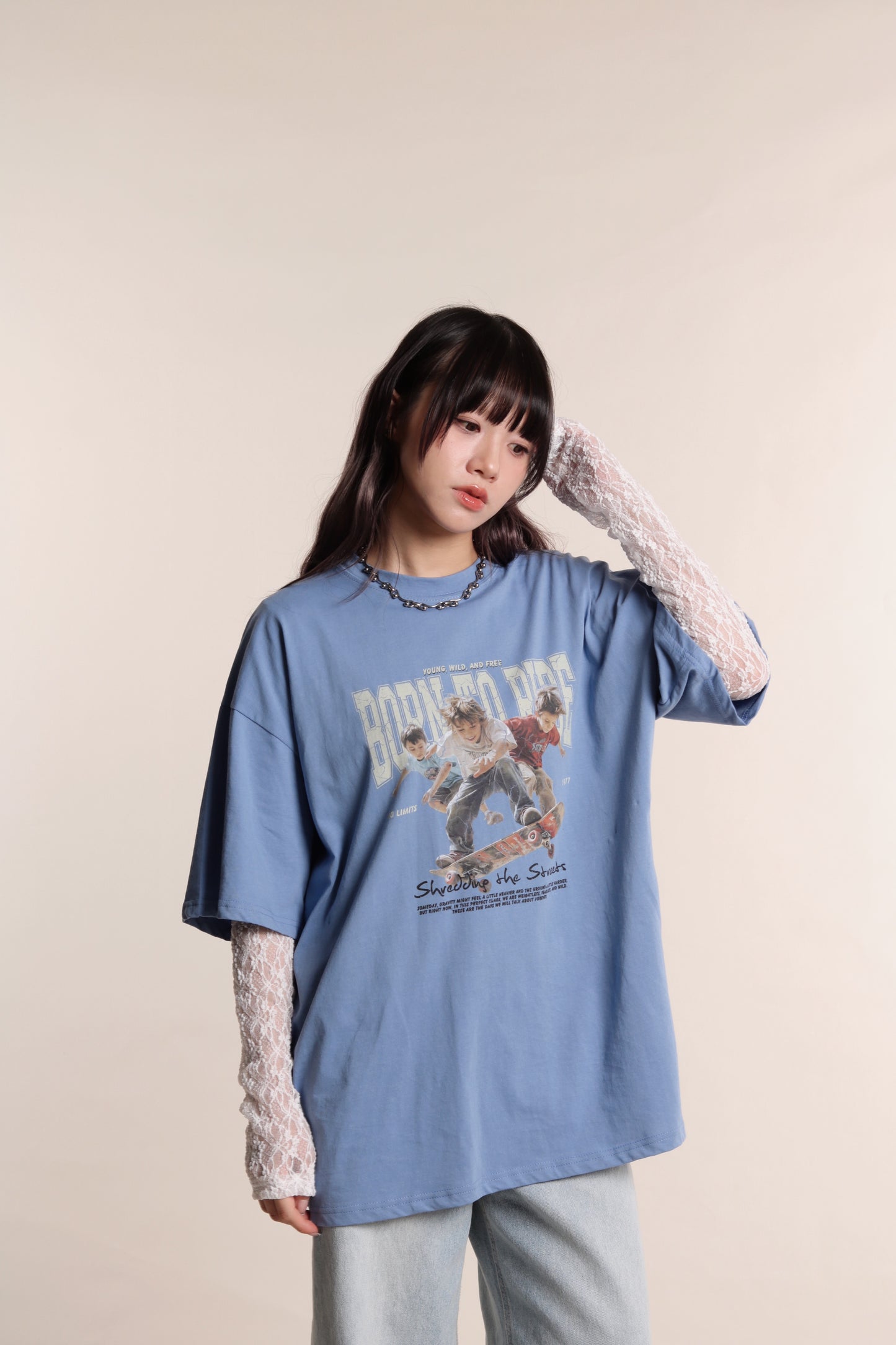 Born To Ride Tee (Blue)