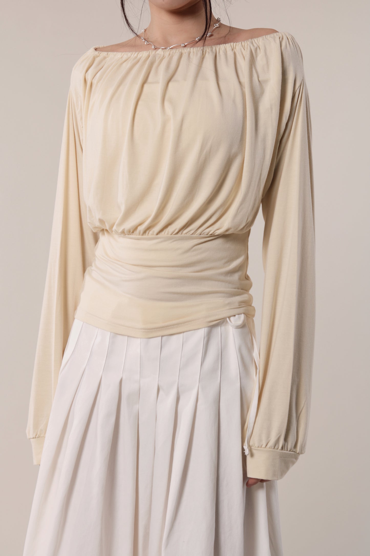 Luna Gathered Top (Yellow)