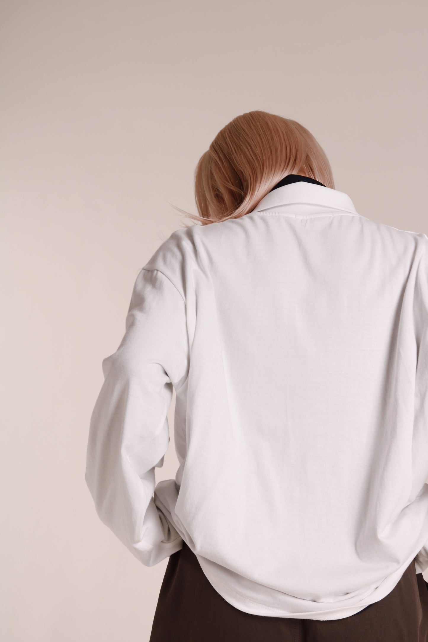 Autumn Polo Top (White)