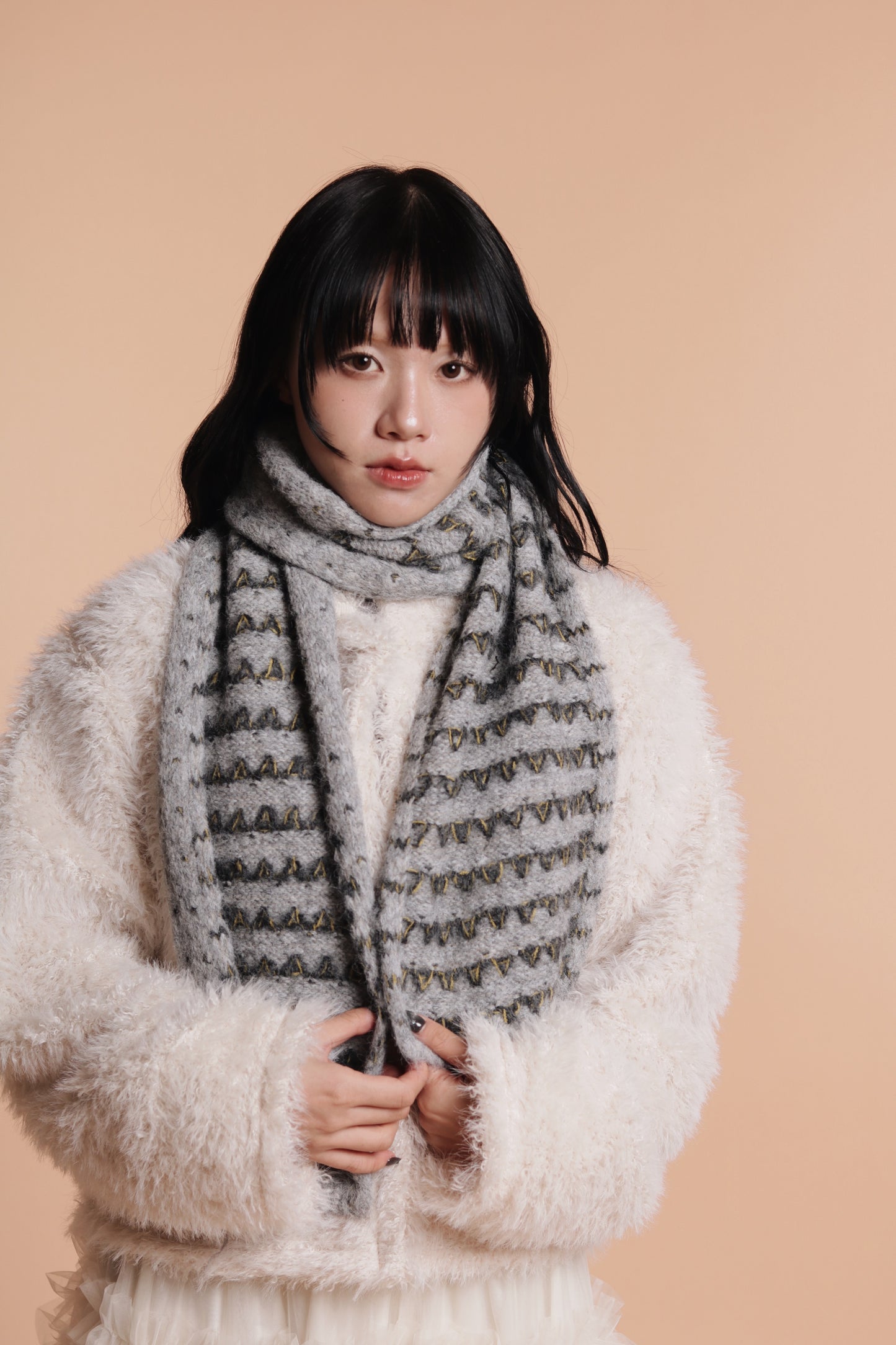 Fluffy Cardigan (Ivory)