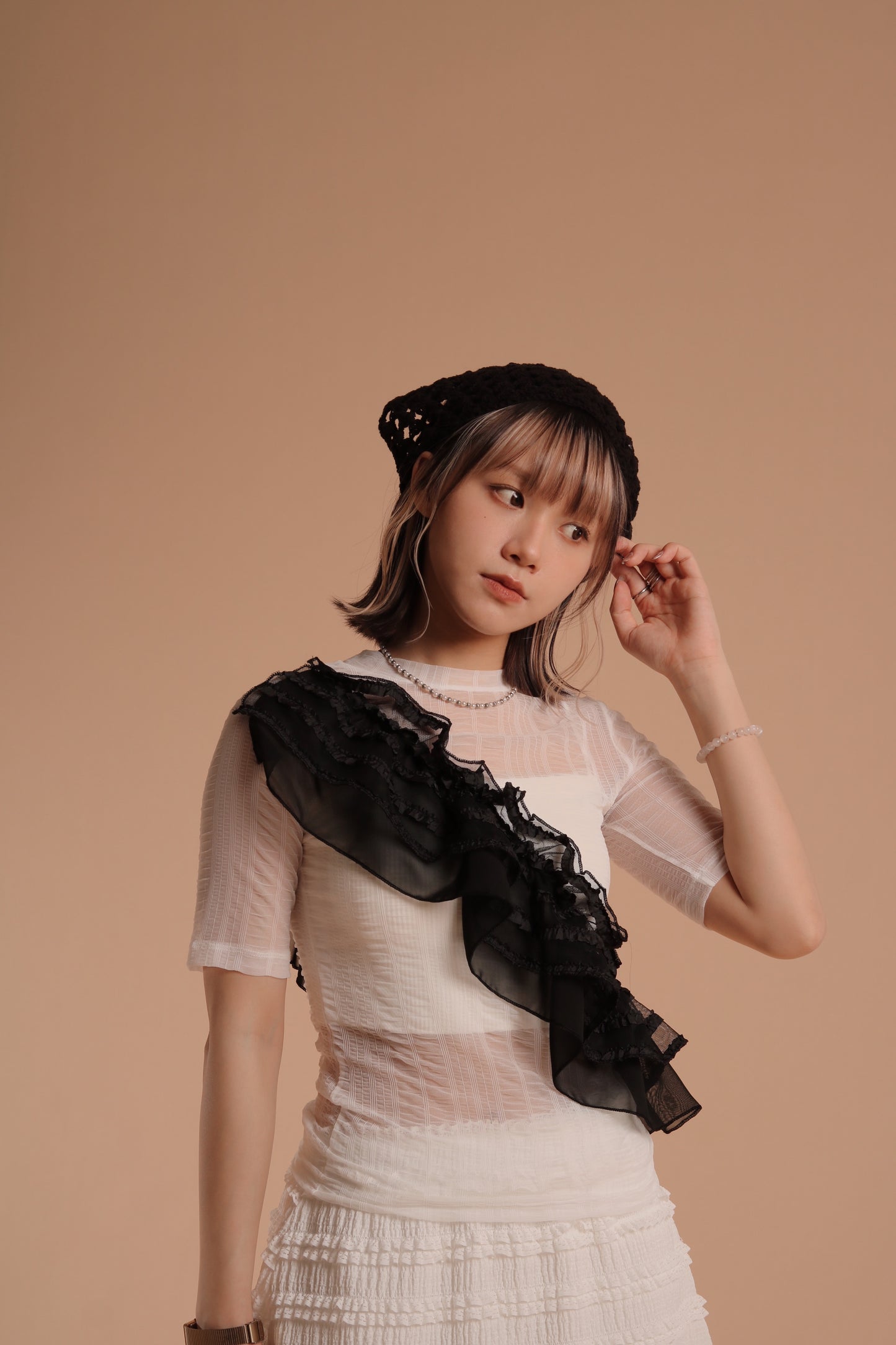 Summer See Through Top (White)