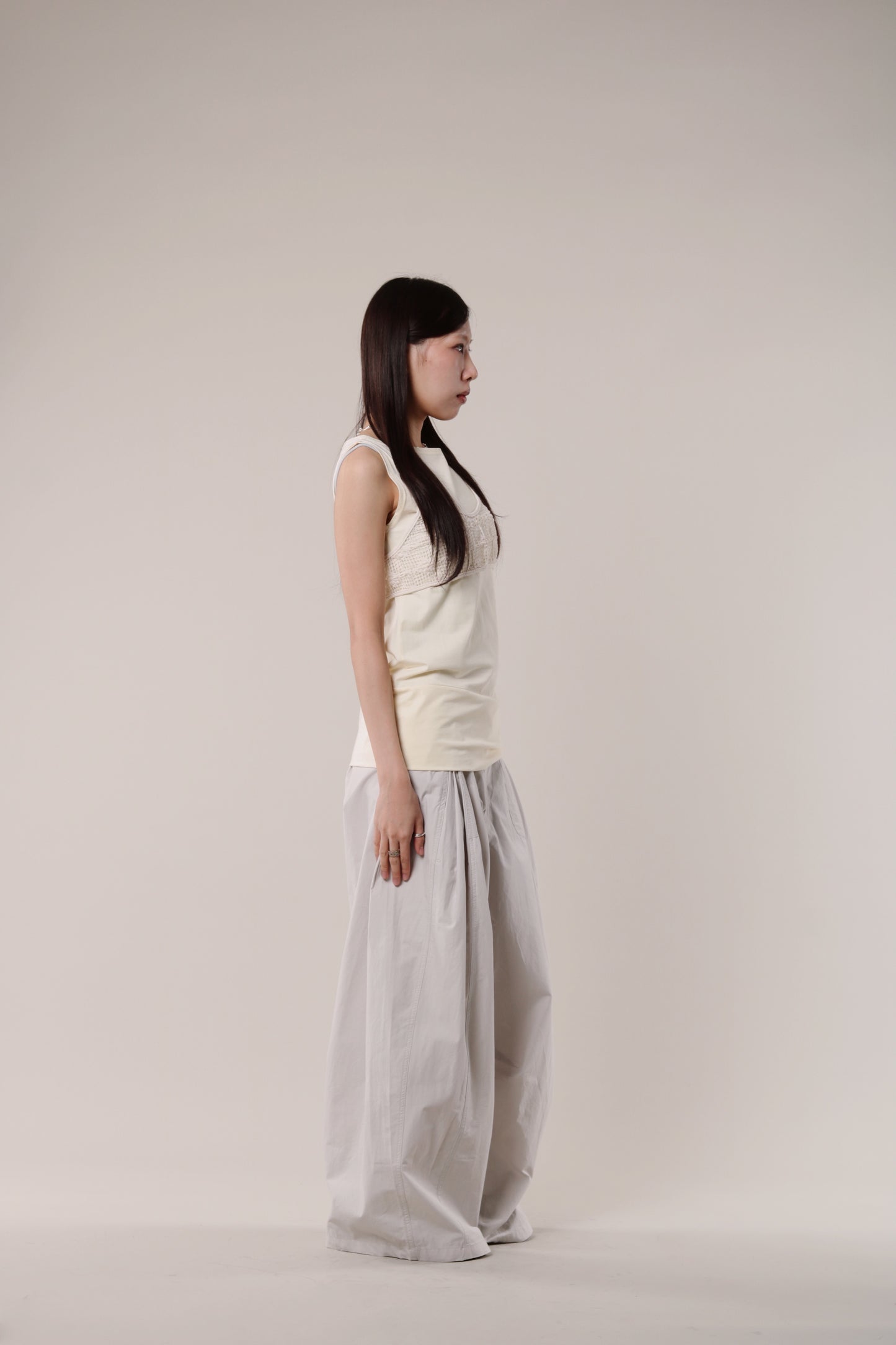 Mesh Vest (Ivory)
