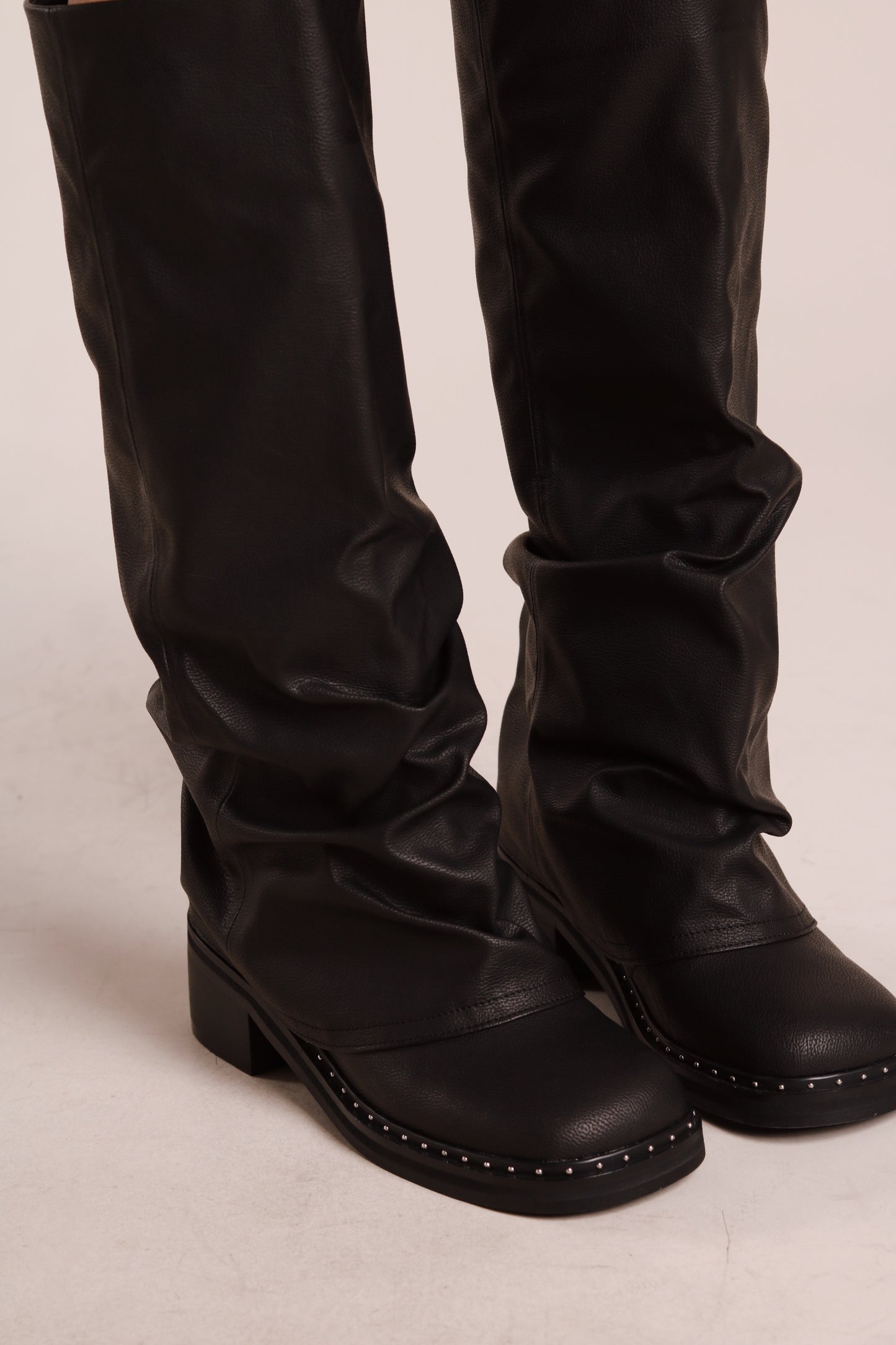 Studded Knee Boots