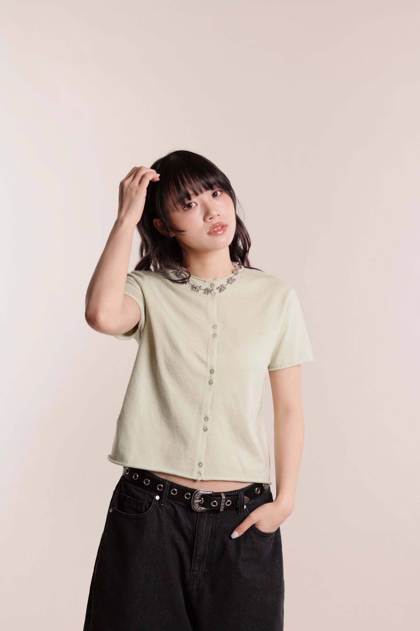 Mini Cardigan (Matcha)