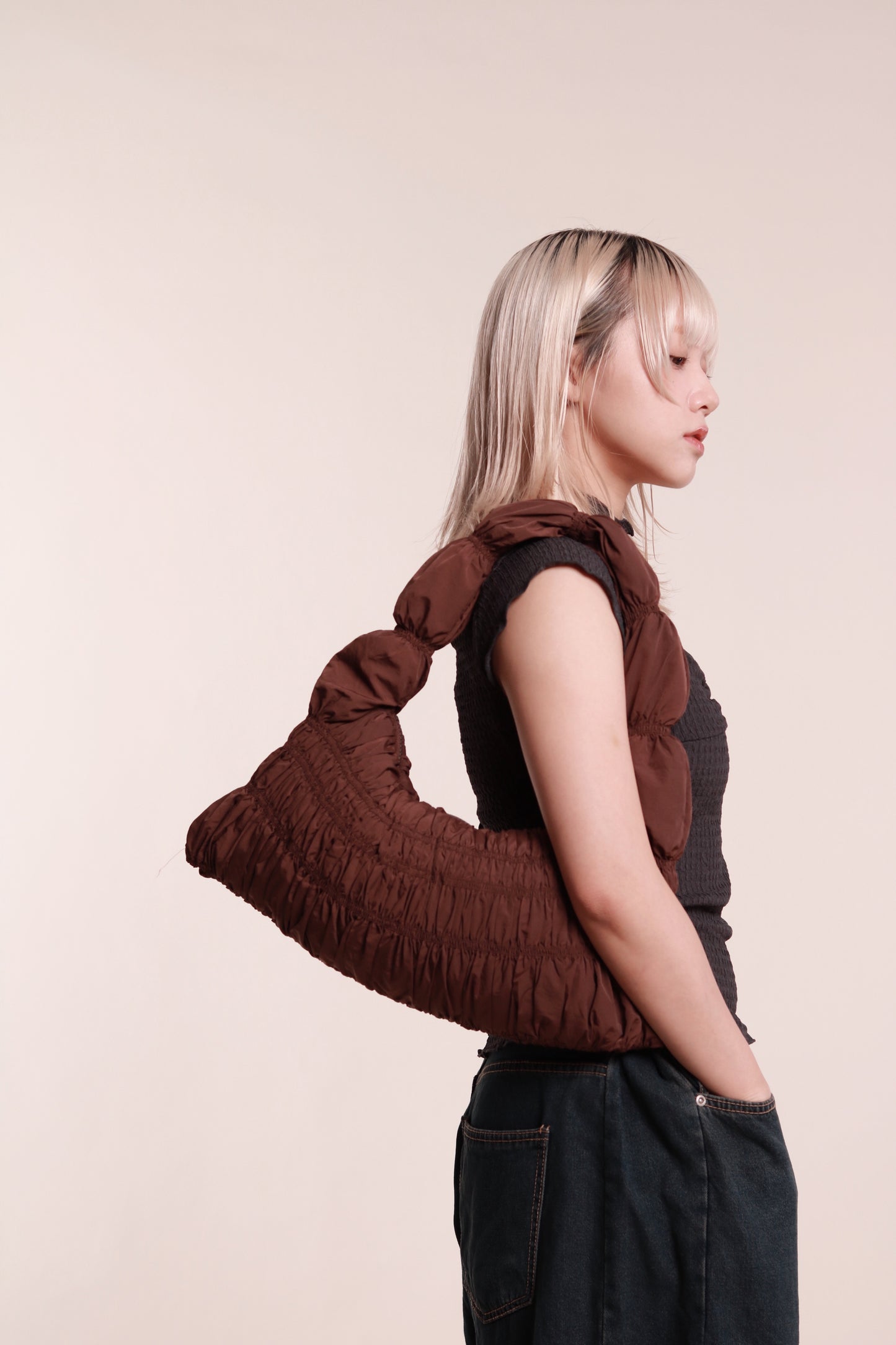 Puffy Bag (Brown)