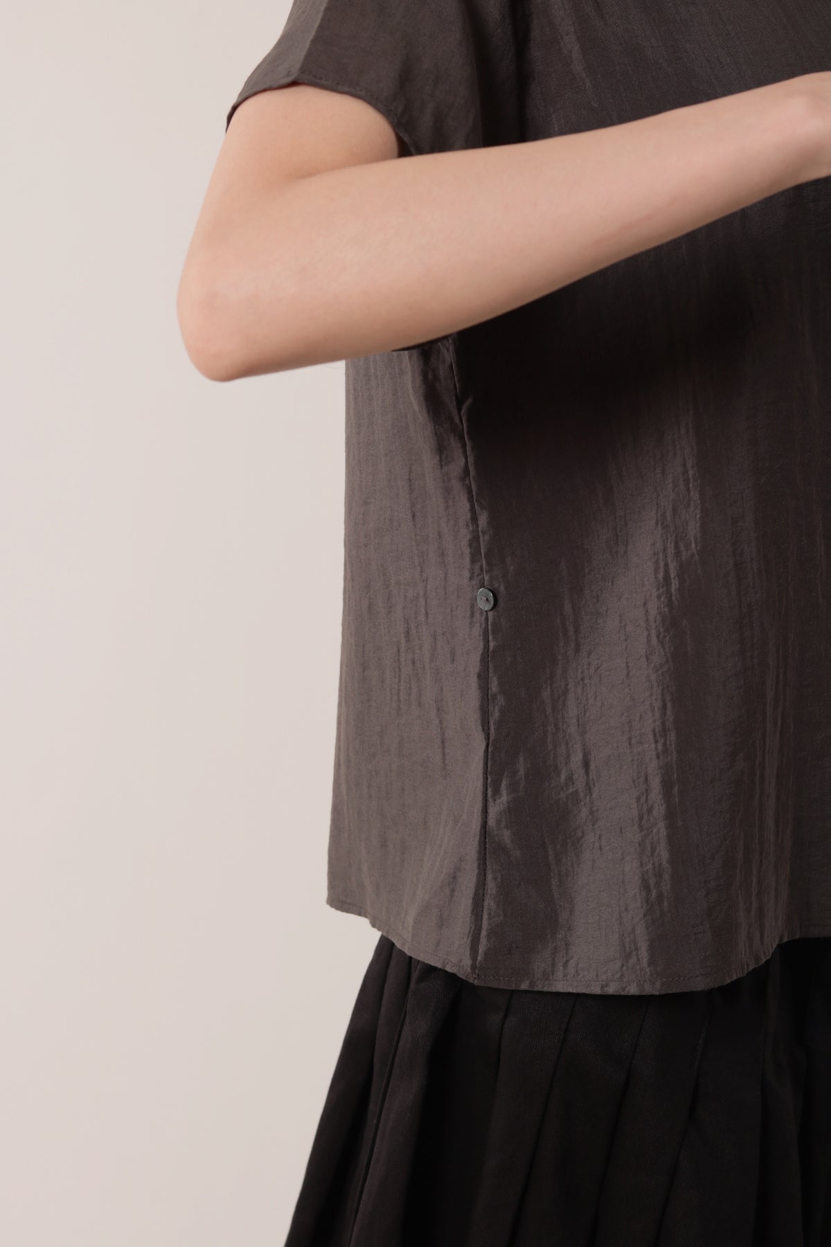 Asymmetric Twist Top (Brown)