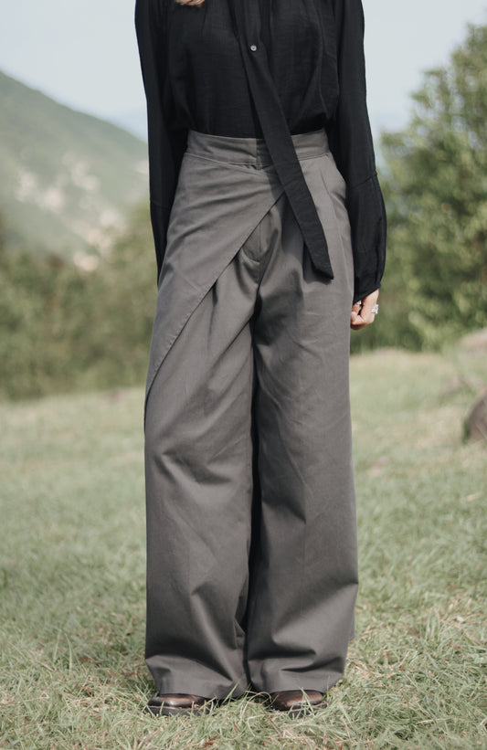 Layered Pants (Charcoal)