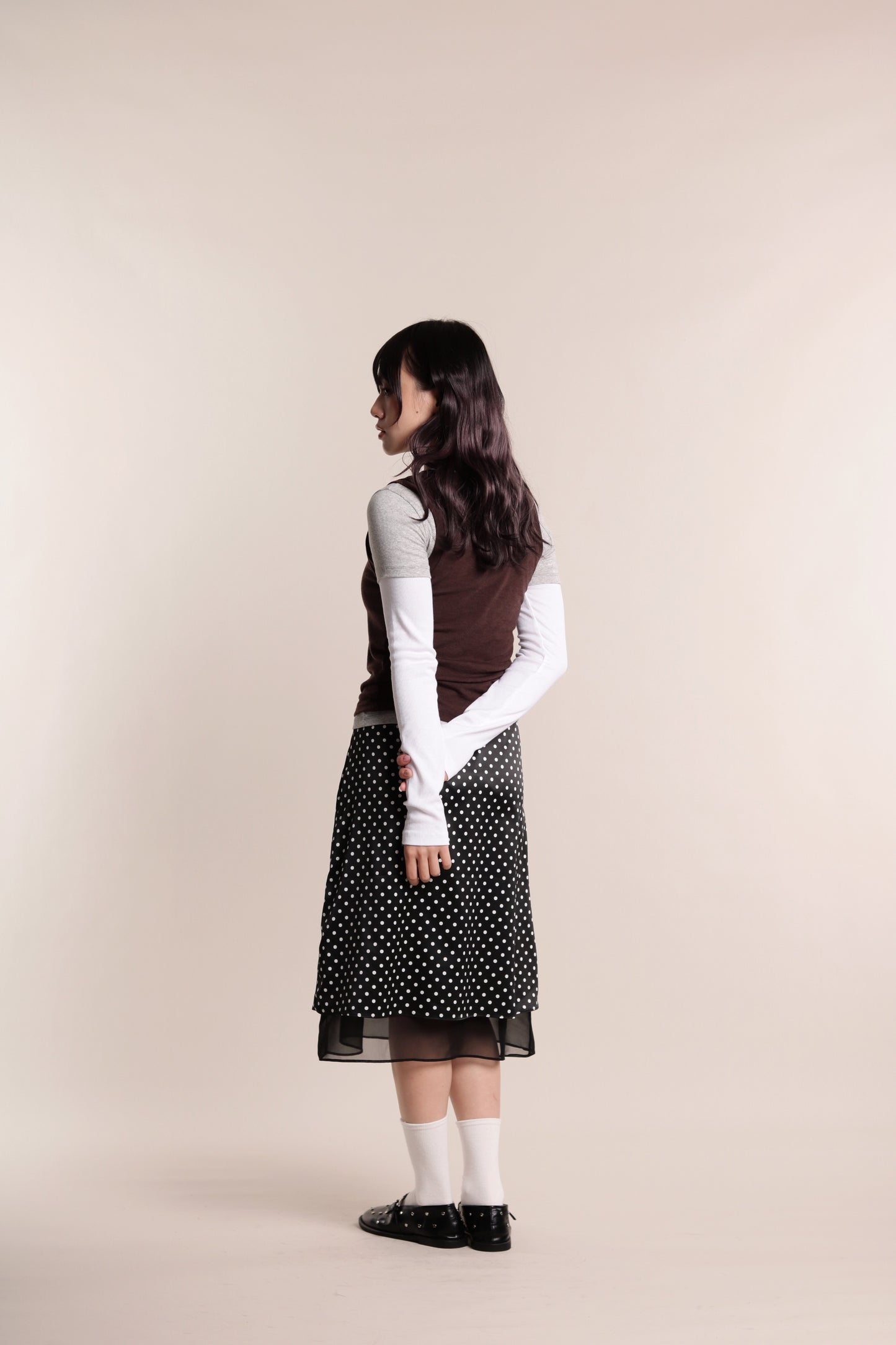Aria Layered Top (Brown)