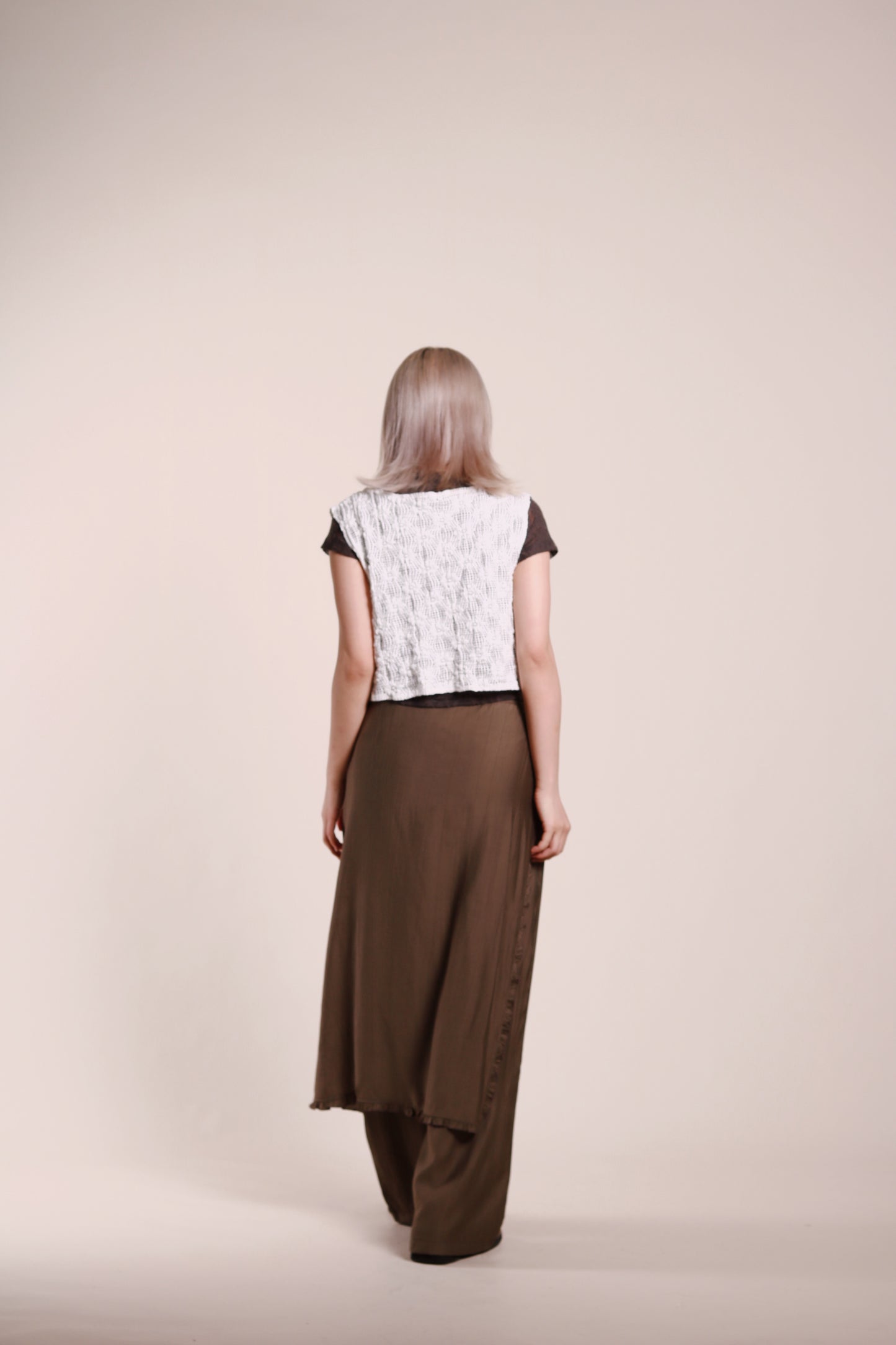 Wanda Layered Pants (Brown)