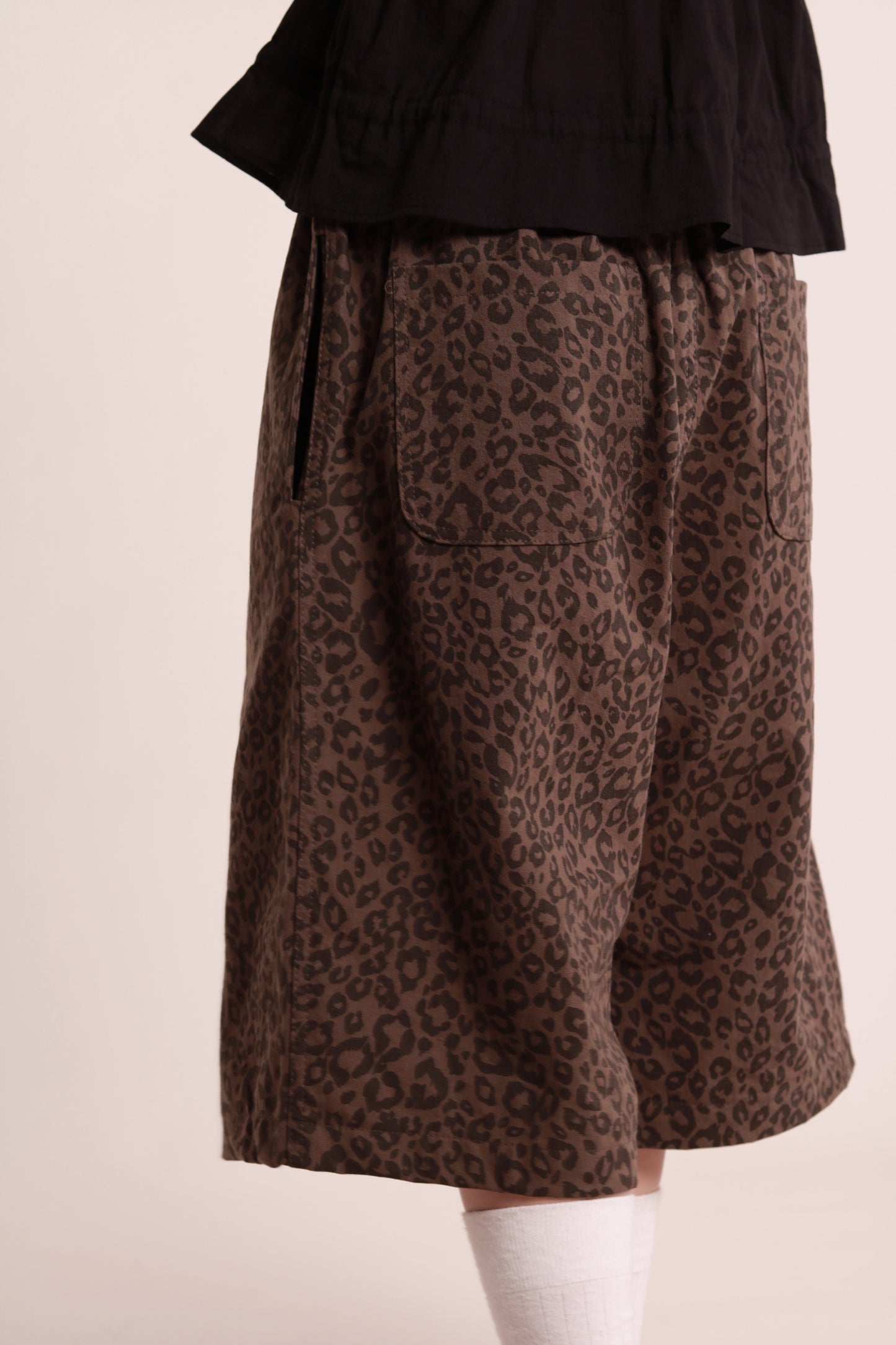 Leopard Shorts (Brown)