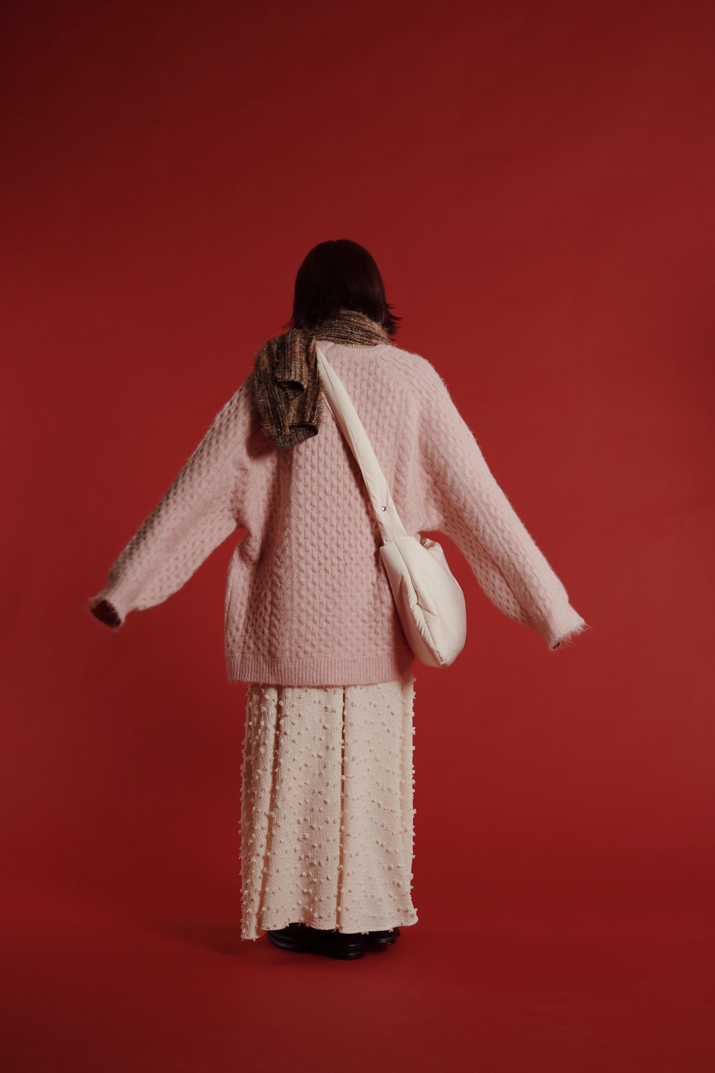 Doll Cloud Bag (Black/Brown/Ivory)