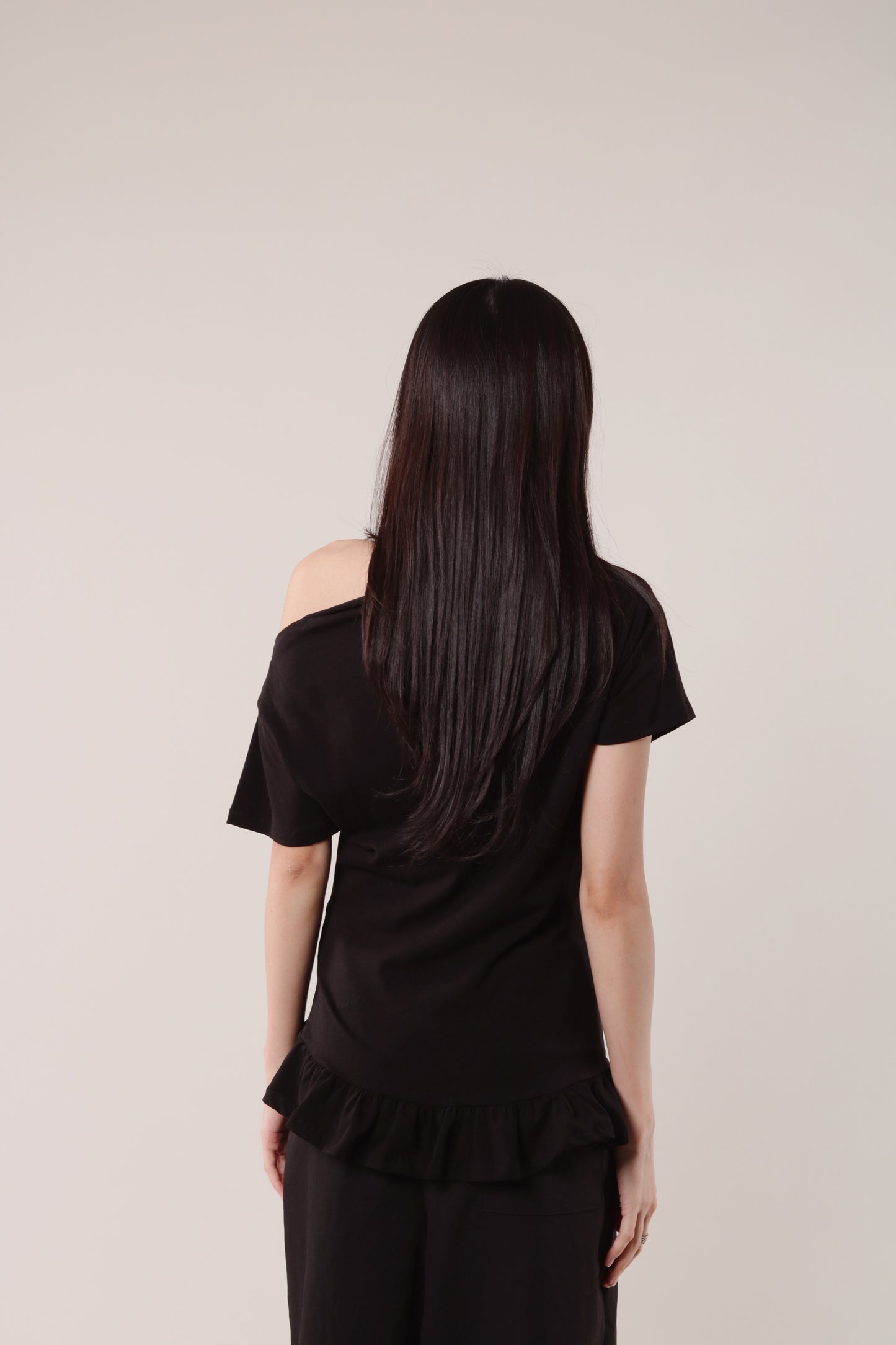 Ruffle Top (Black)
