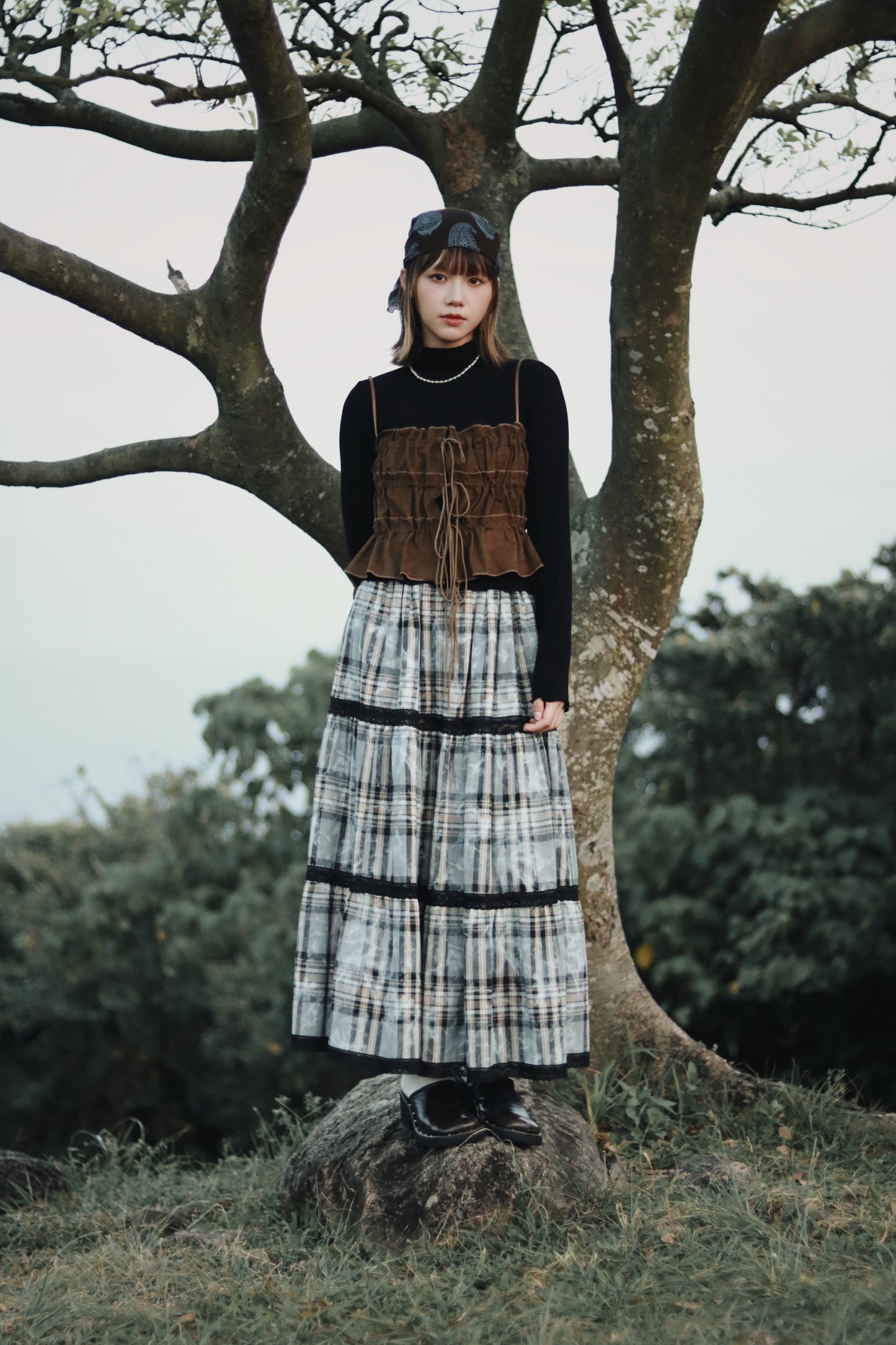 Double Fafa Top (Black)