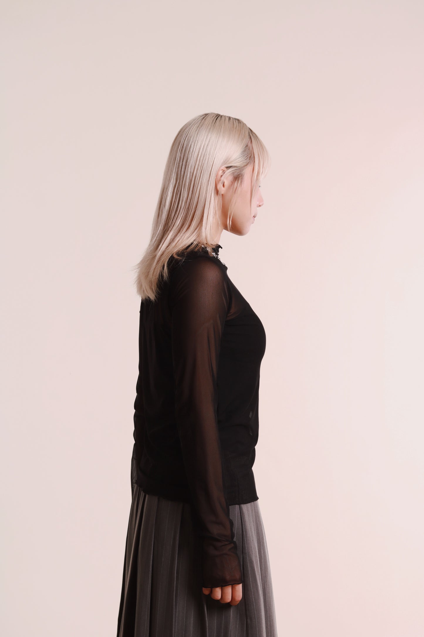 Daily See Through Top (Black)