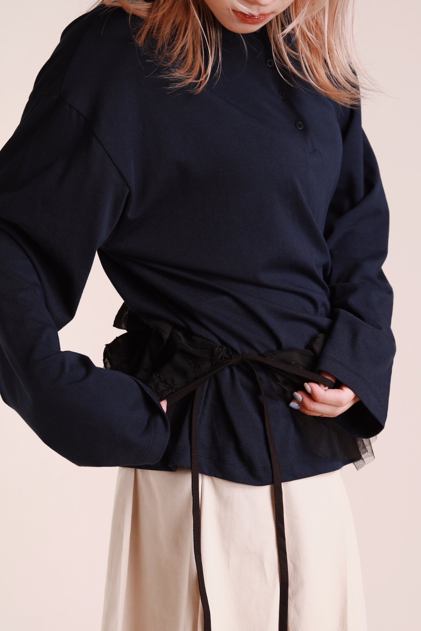 Ruffle Belt (Black)