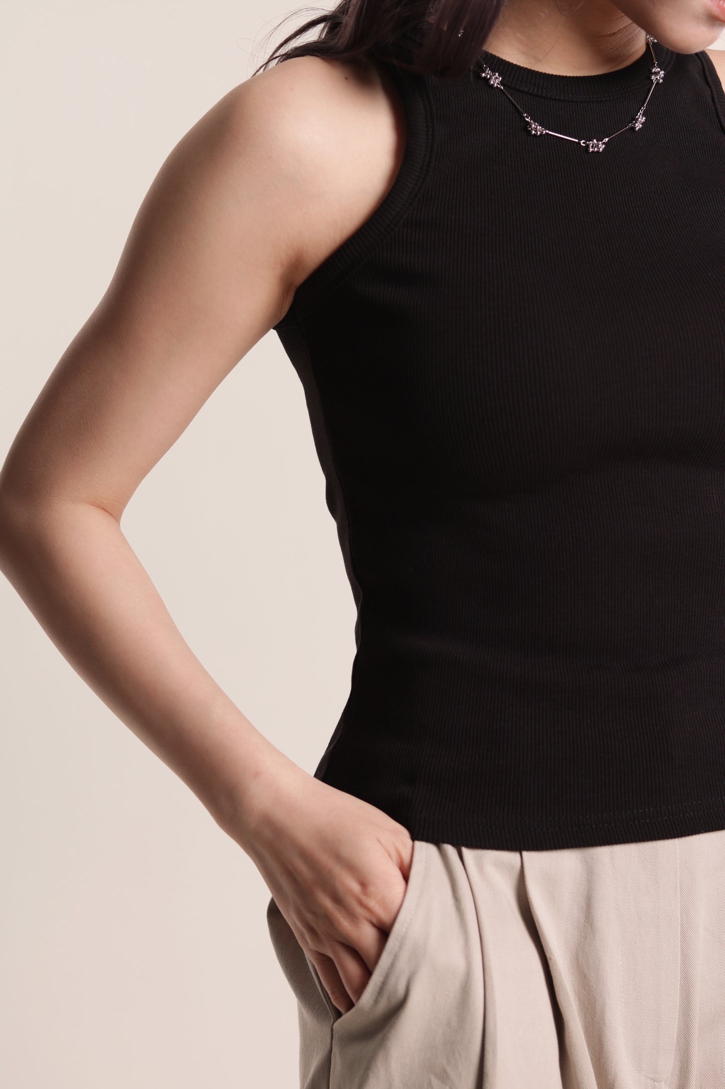 Slim Tank Top (Black)