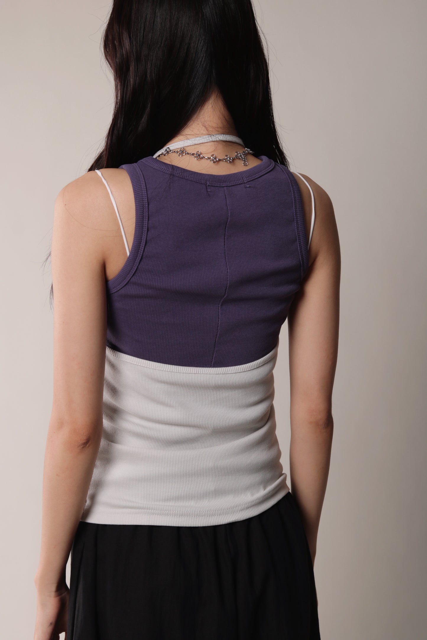 Slim Halter Top (Grey)