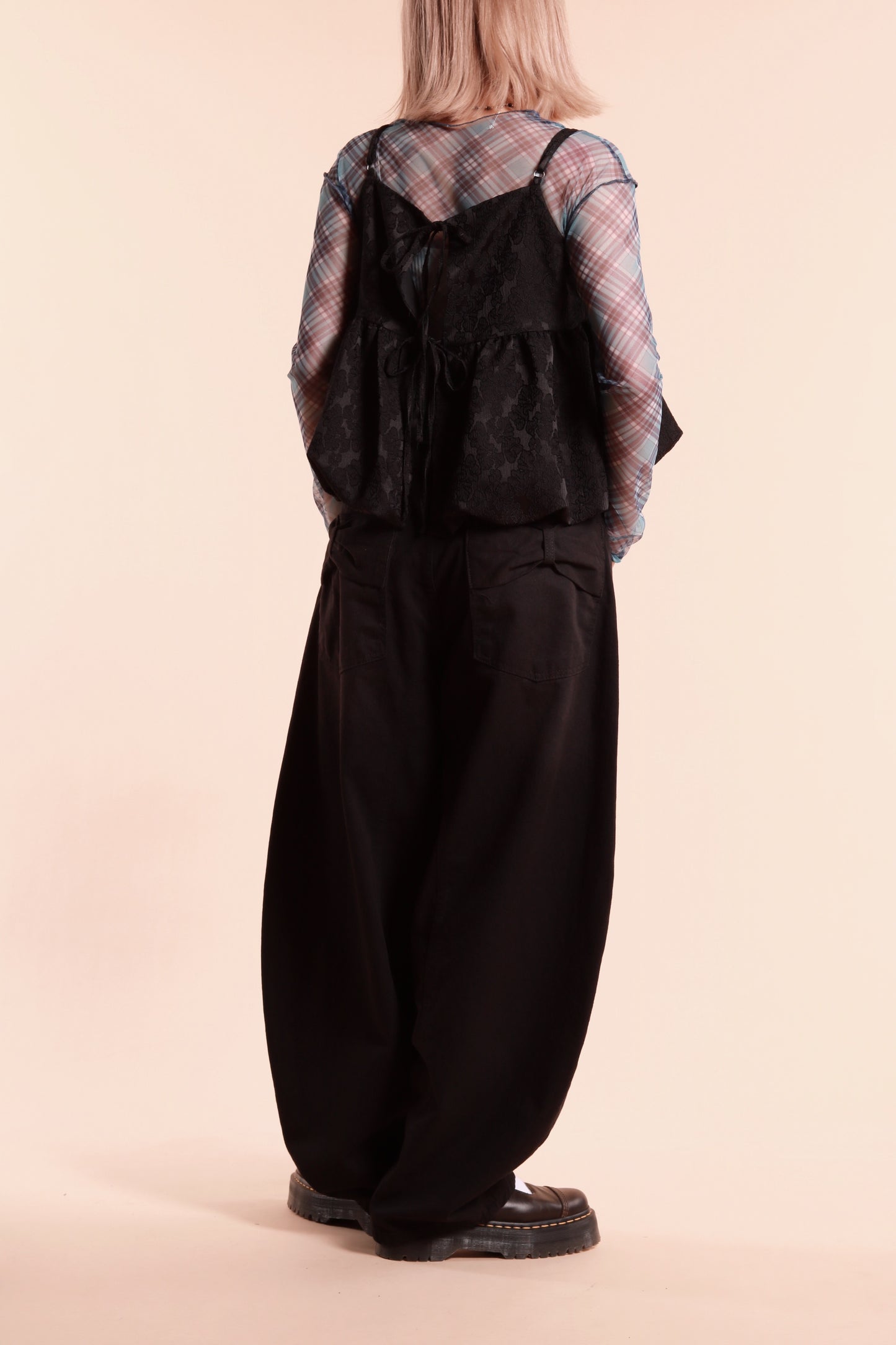 Ribbon Jeans (Black)