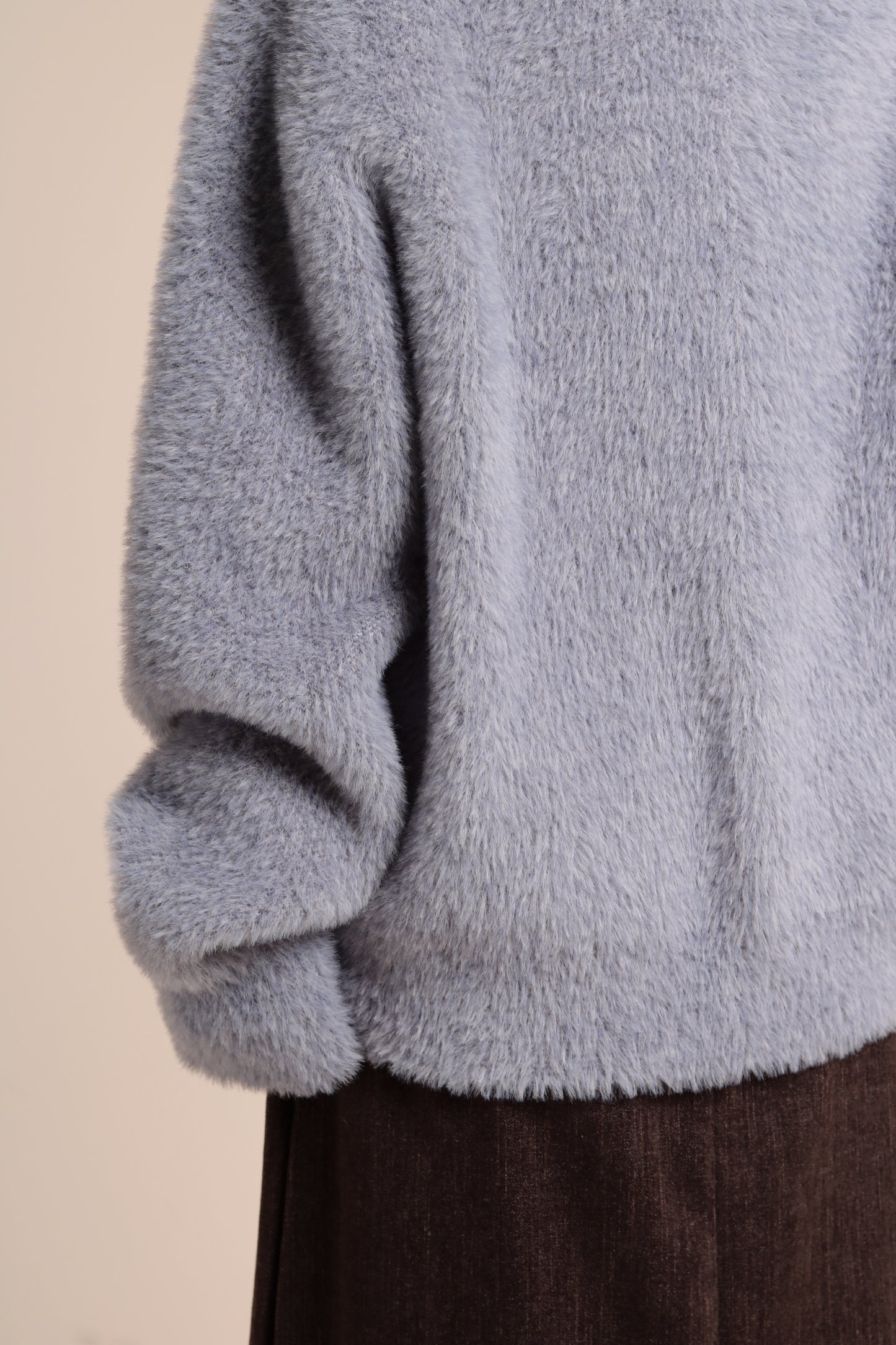 Fluffy Cardigan (Baby Blue)