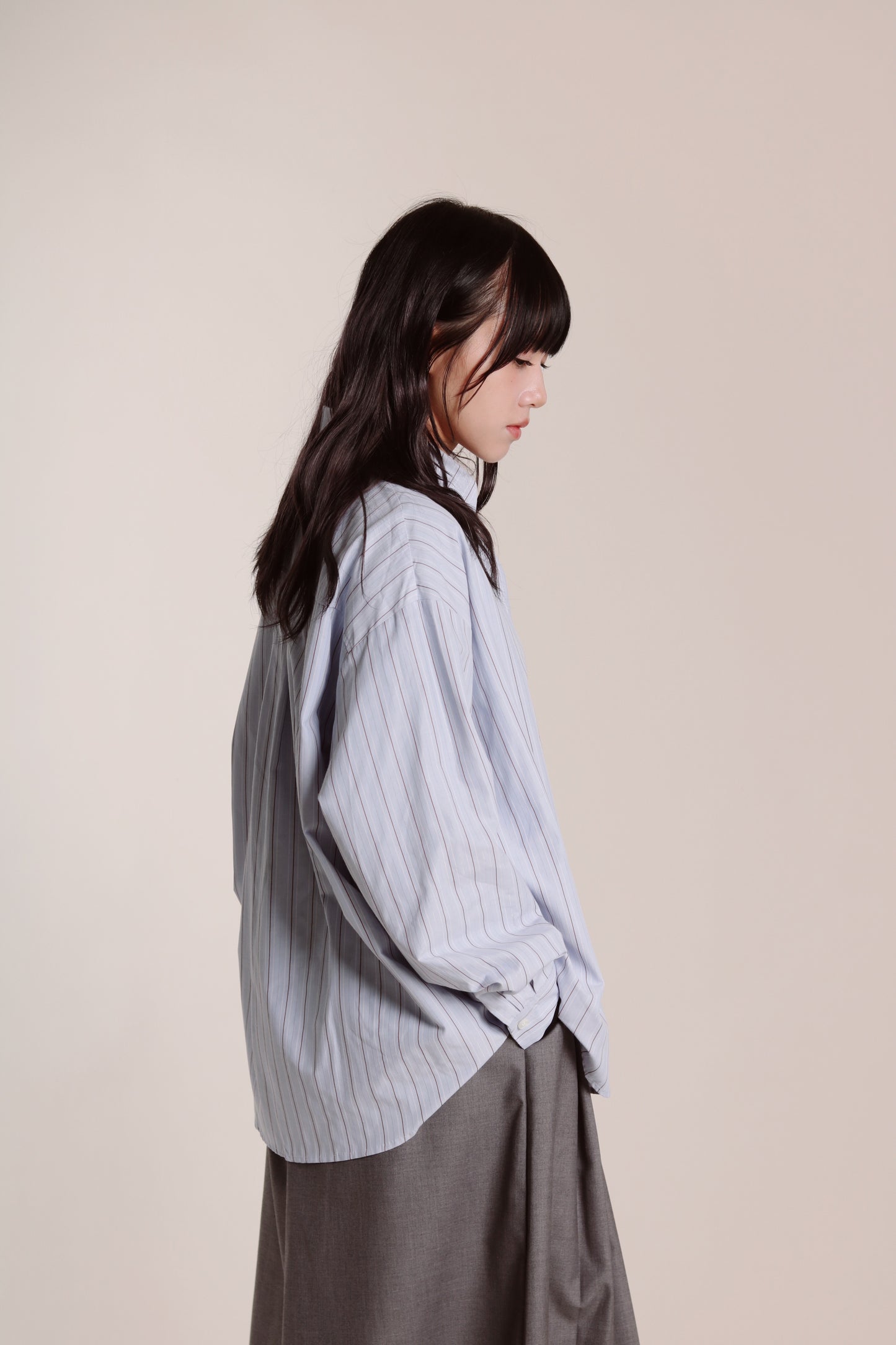 Spring Striped Shirt (Blue)