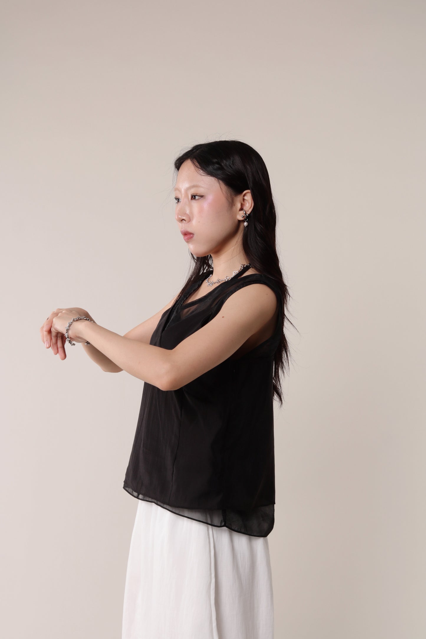 Chaya Layered Top (Black)