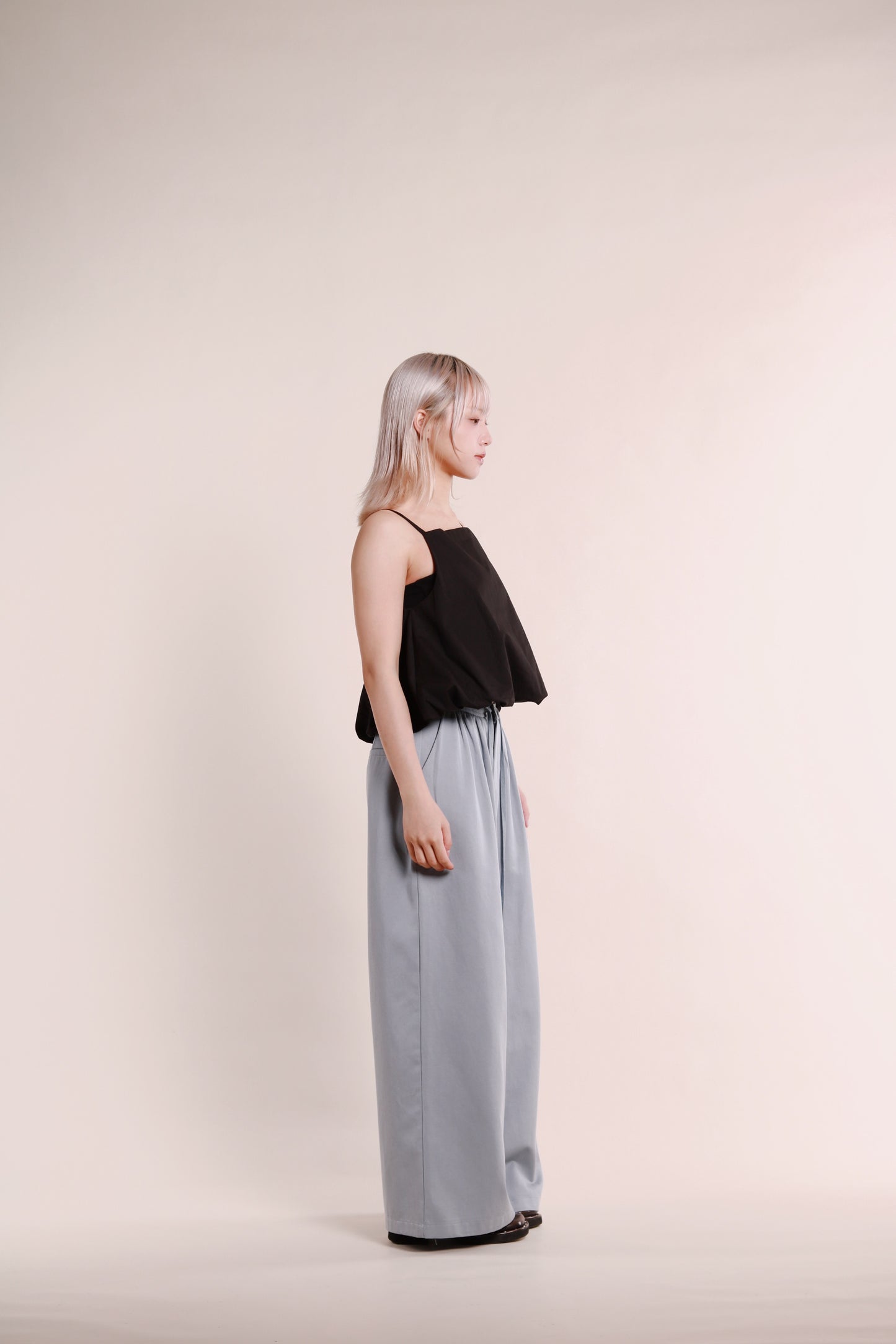 Renne Wide Leg Pants (Blue)