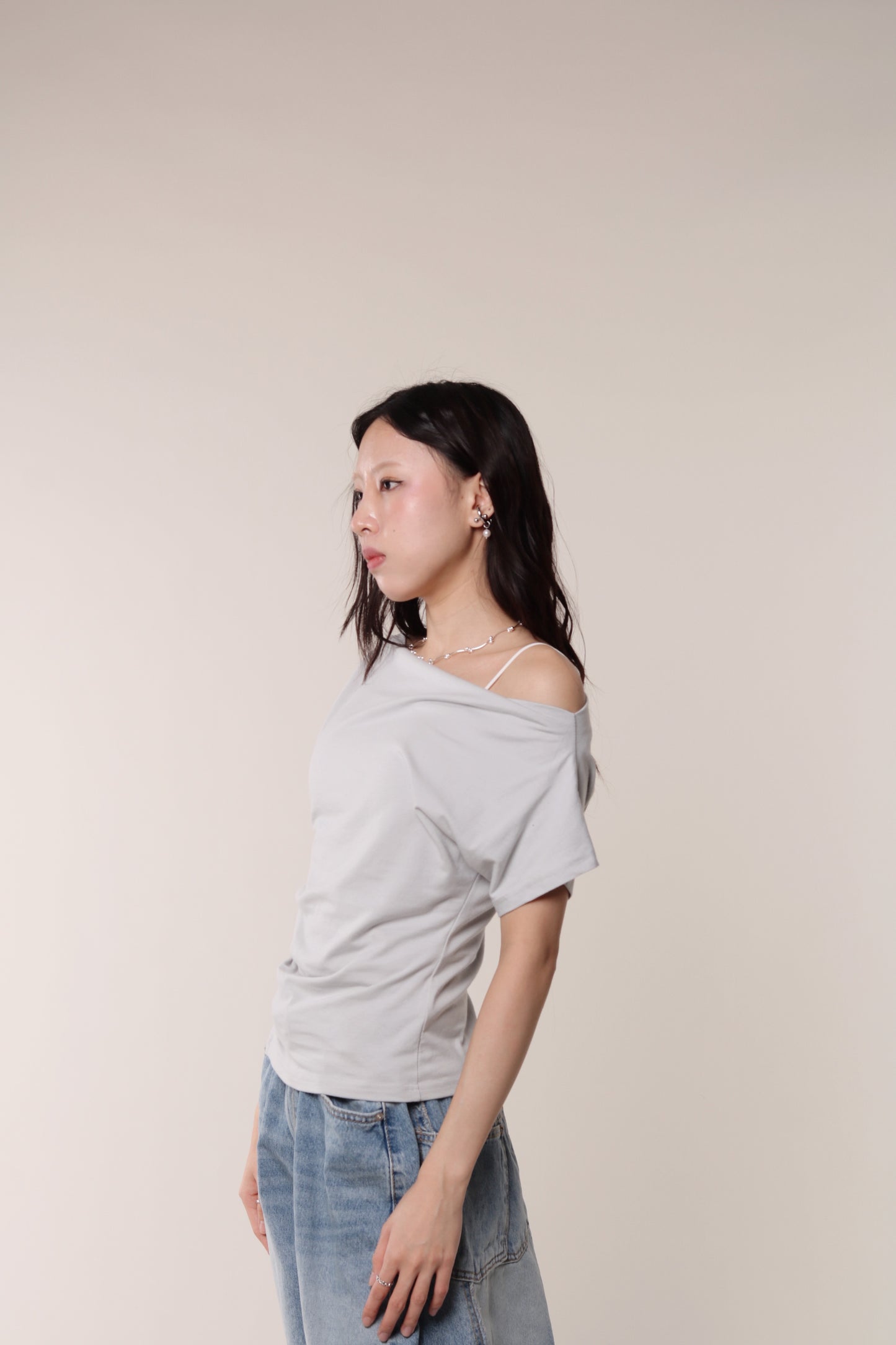 Moira Top (Grey Blue)