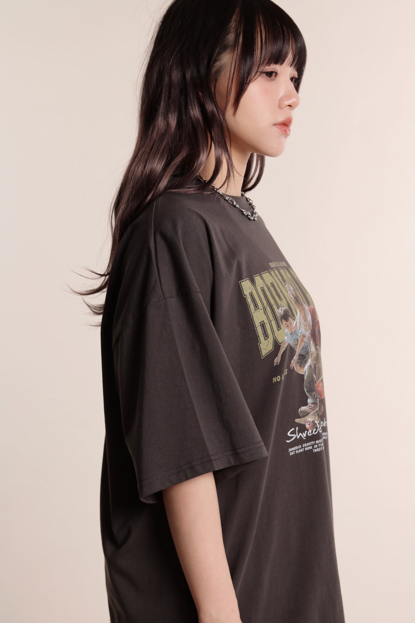 Born To Ride Tee (Charcoal)