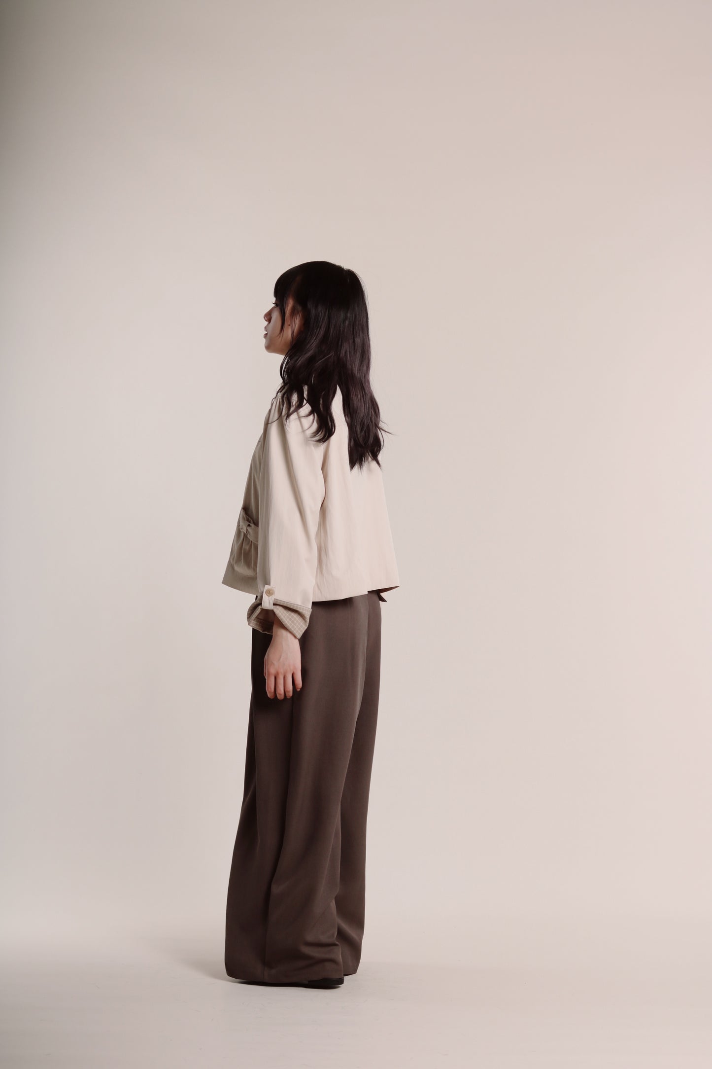 Doll Ribbon Jacket (Beige)