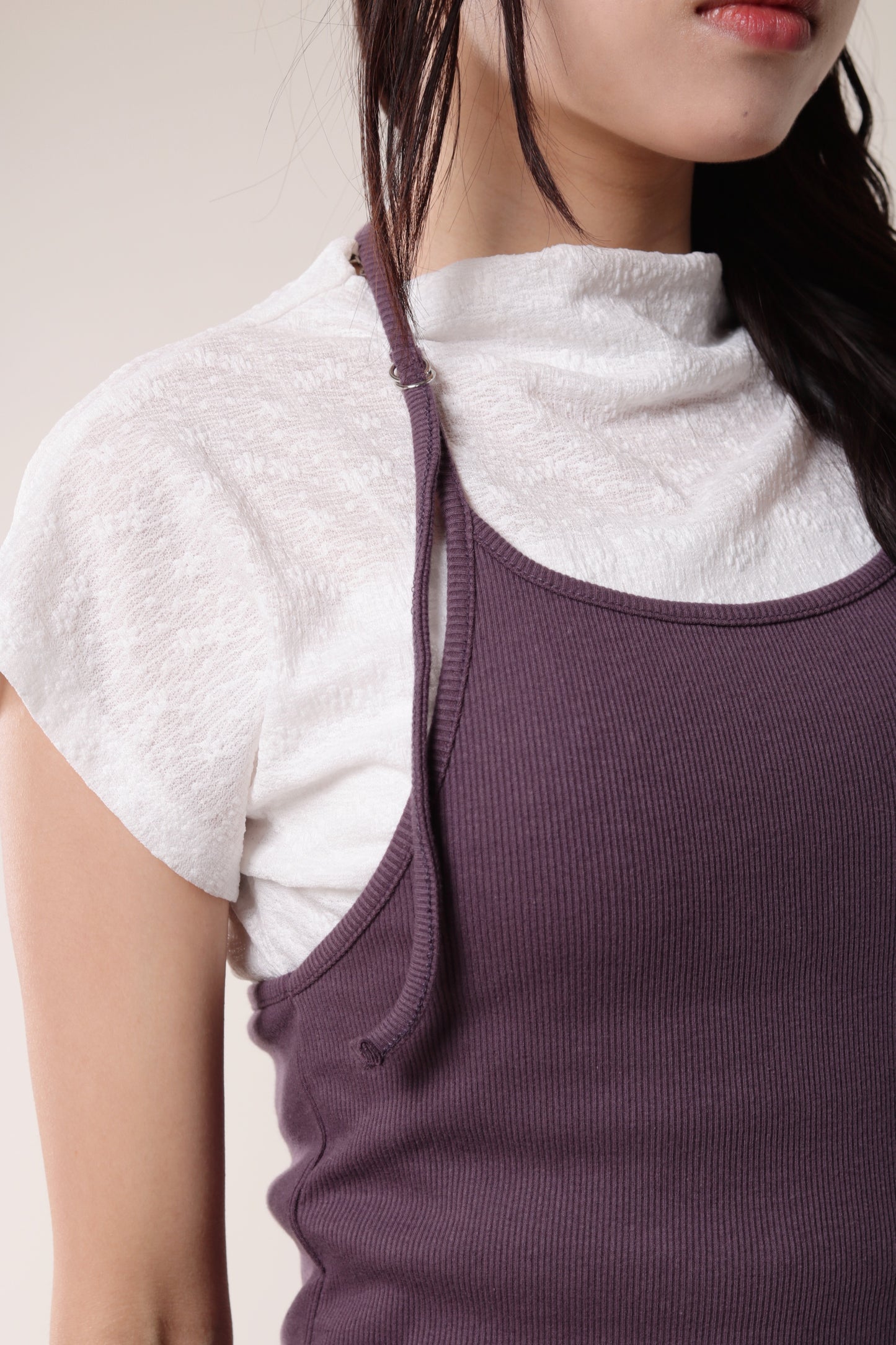 Slim Halter Top (Purple)