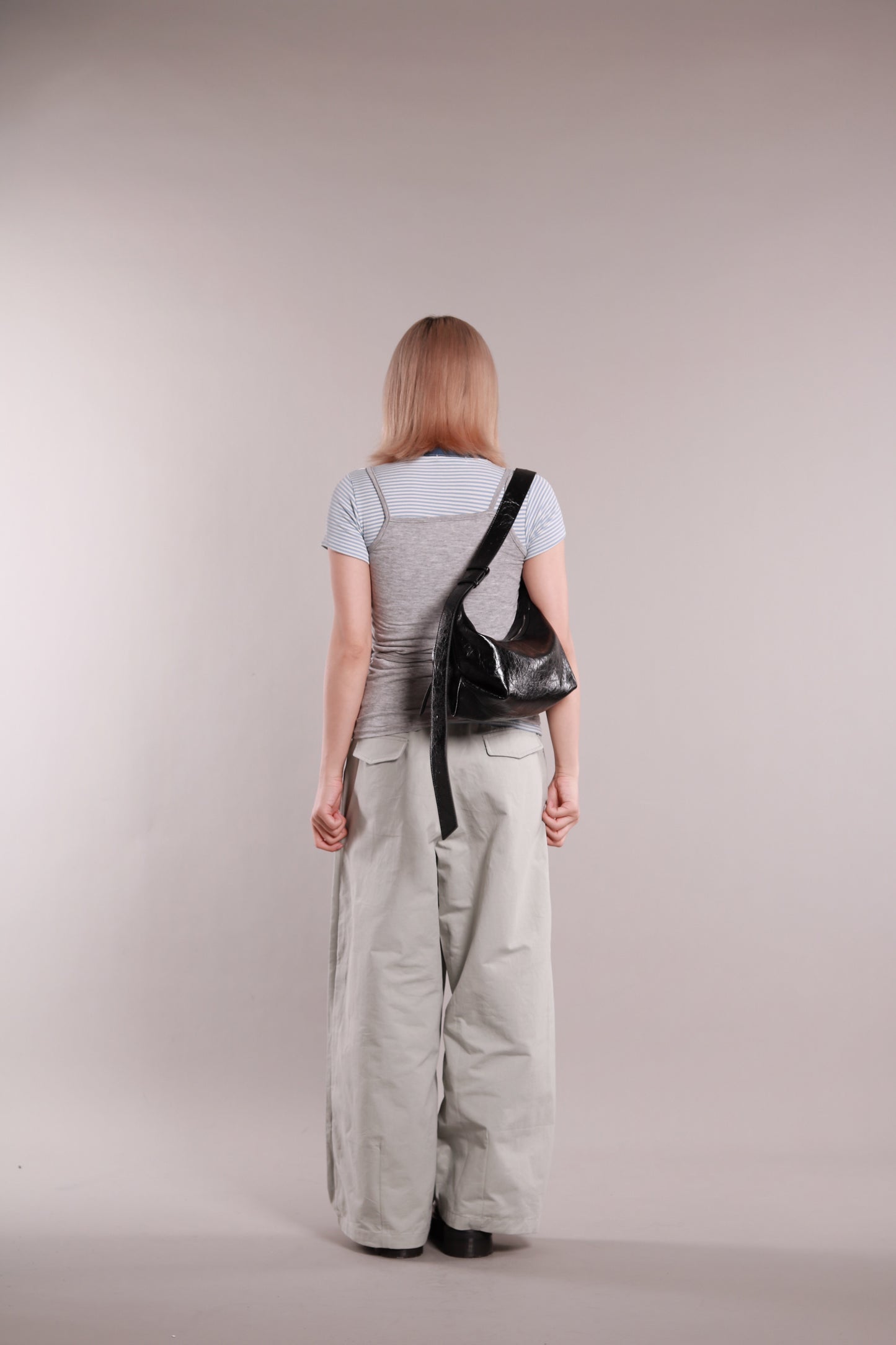 Layered Wrap Tank (Grey)