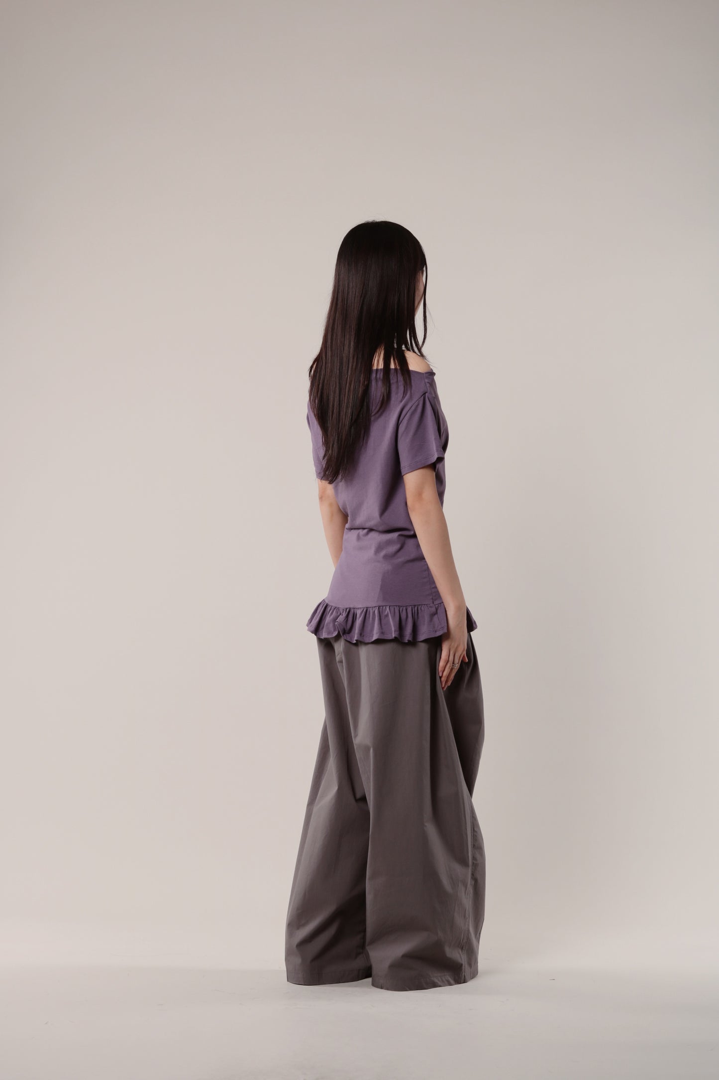 Ruffle Top (Purple)