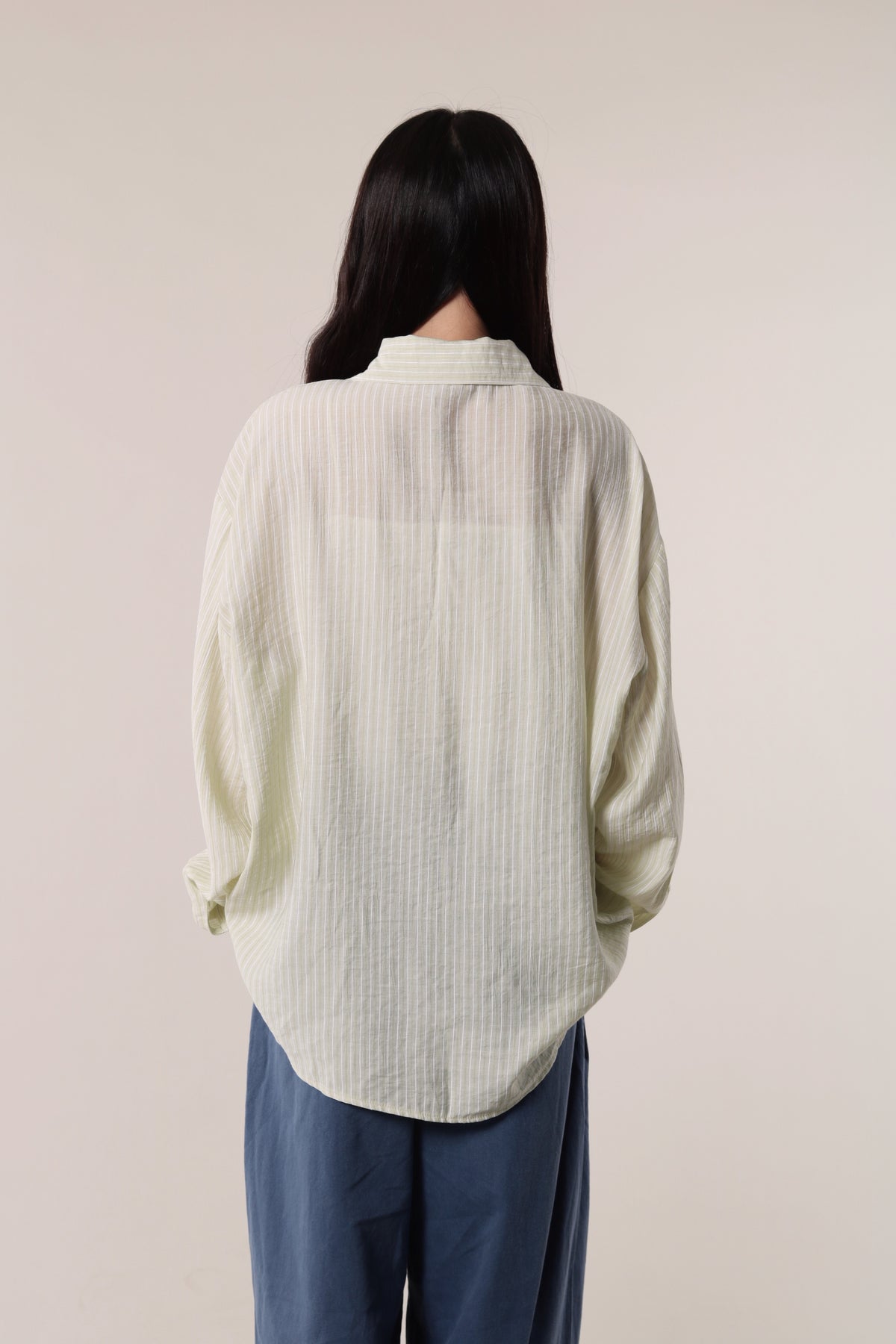 Autumn Striped Shirt (Lime)