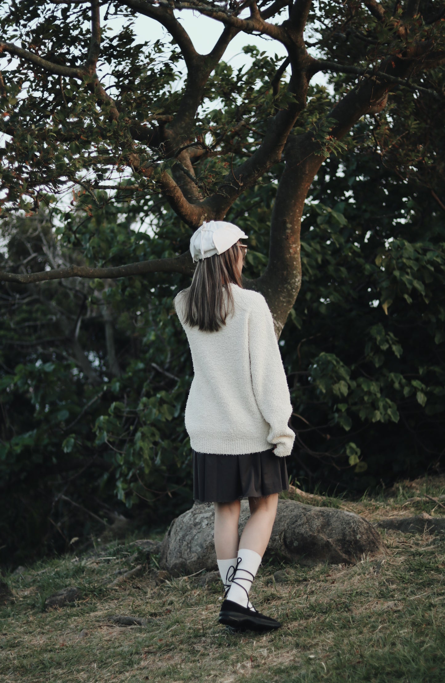 Oversized Knit Top (Butter)