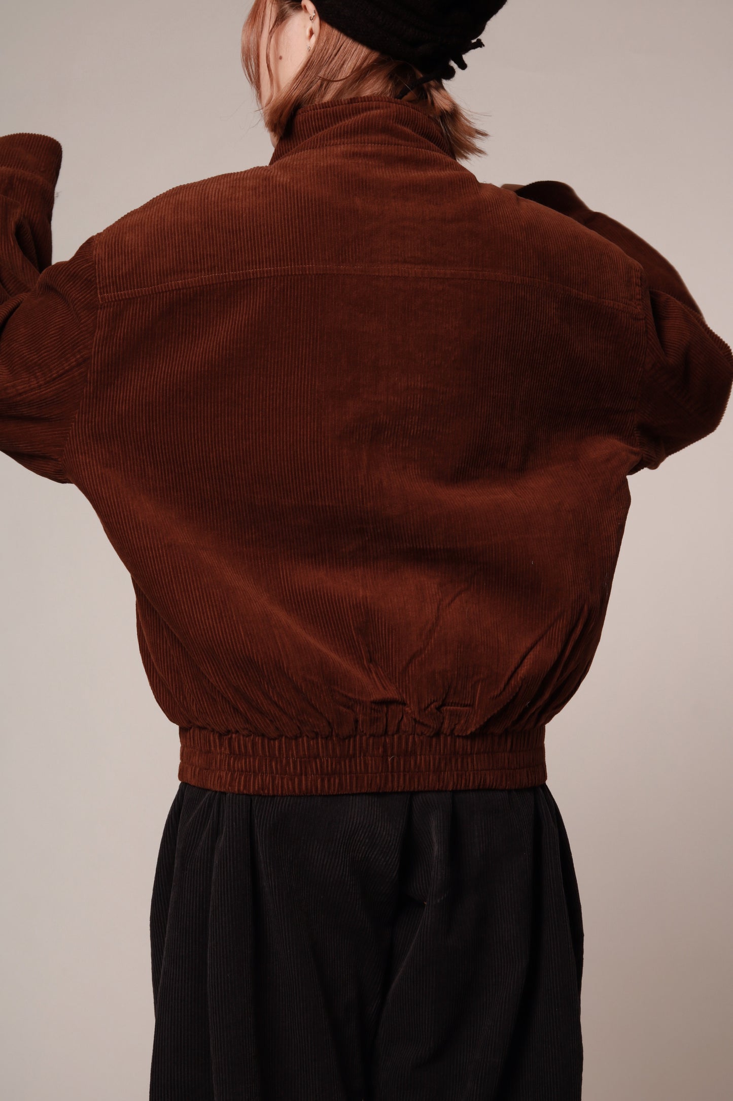 Unisex Corduroy Jacket (Brown)