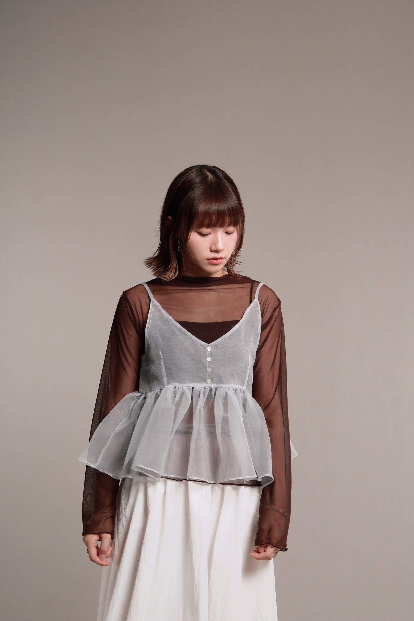 Sopia Sleeveless Top (Sky)
